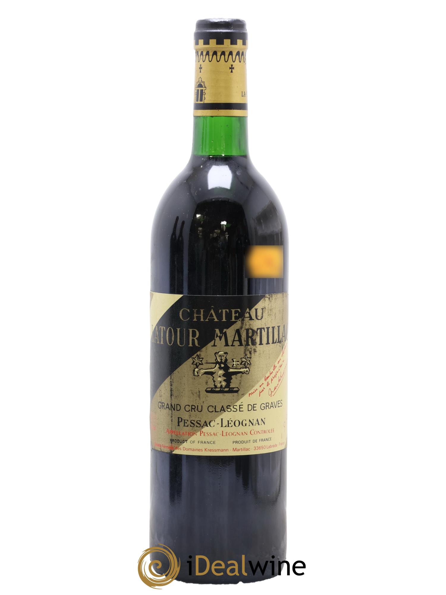 Château Latour-Martillac Cru Classé de Graves 1993 - Lotto di 1 bottiglia - 0