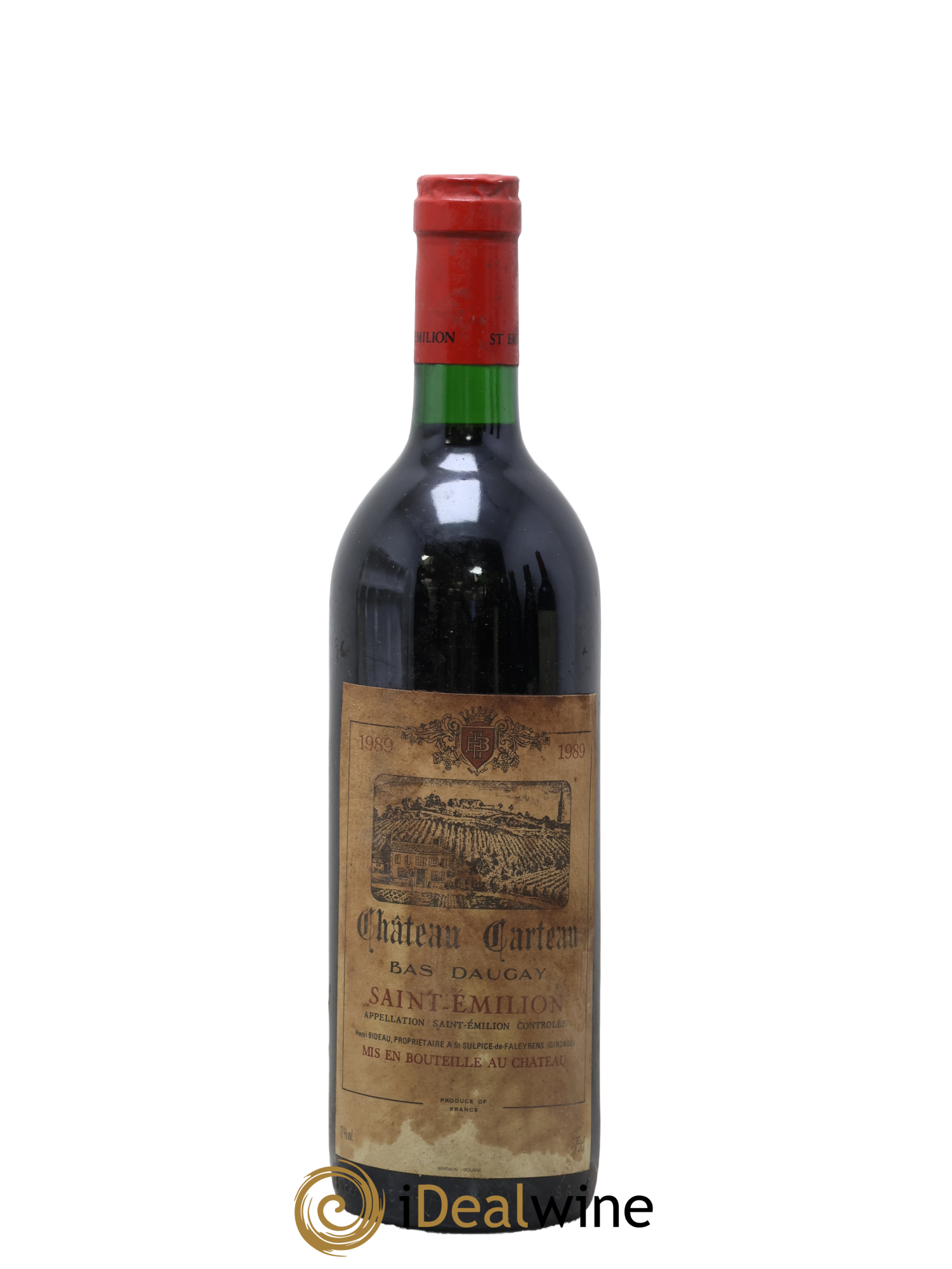 Saint-Émilion Château Carteau Bas Daugay Saint-Emilion 1989 - Lot of 1 bottle - 0