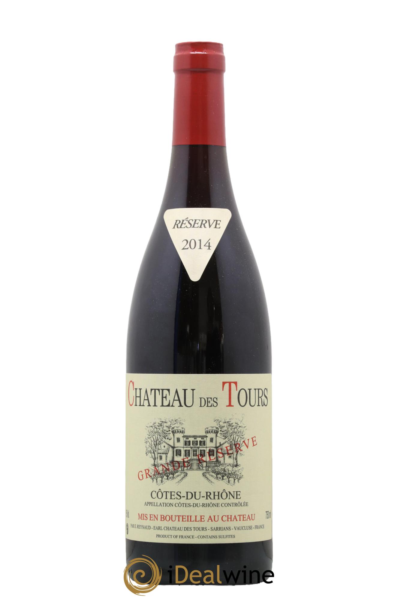 Côtes-du-Rhône Château des Tours Grande Réserve Emmanuel Reynaud 2014 - Lot de 1 bouteille - 0