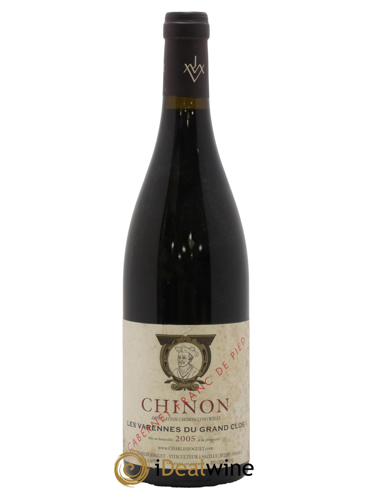 Chinon Les Varennes du Grand Clos Franc de Pied Charles Joguet (Domaine) 2005 - Lot de 1 bouteille - 0
