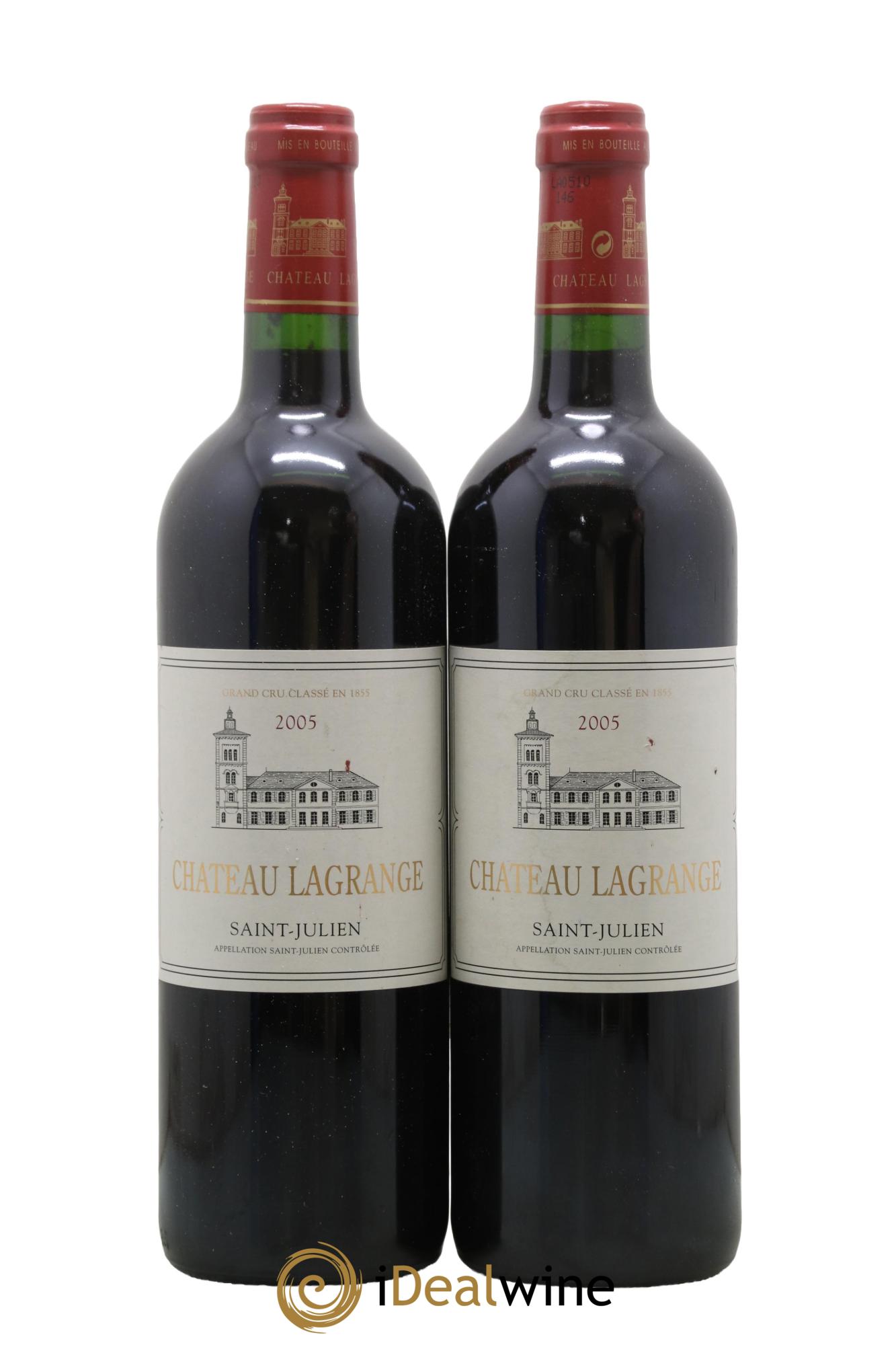 Château Lagrange 3ème Grand Cru Classé 2005 - Lot de 2 bouteilles - 0