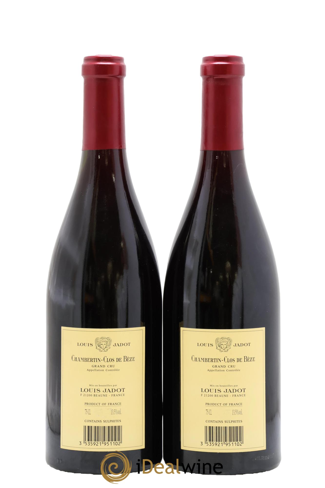Chambertin Clos de Bèze Grand Cru Domaine Louis Jadot 2009 - Lotto di 2 bottiglie - 1
