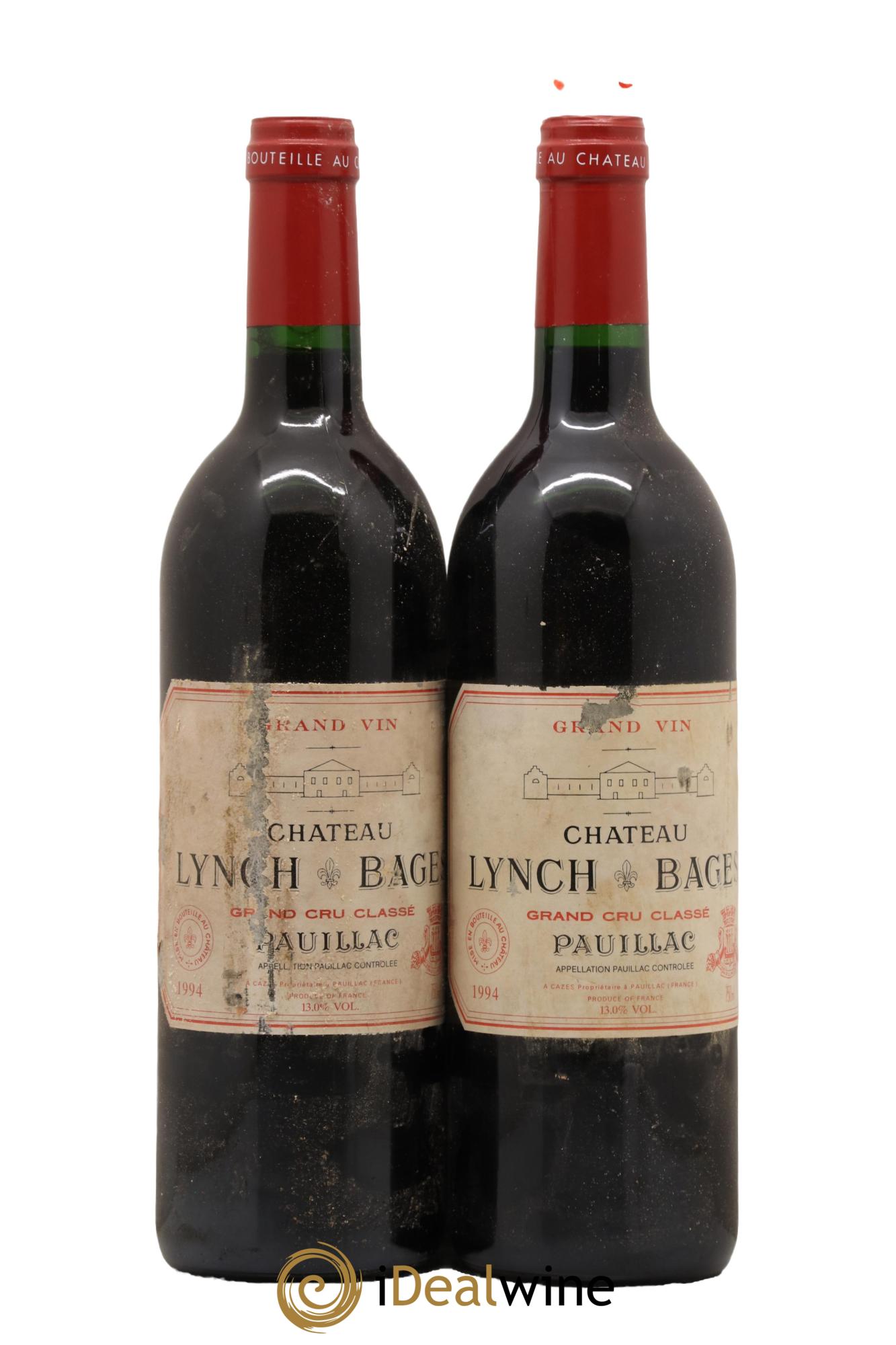 Château Lynch Bages 5ème Grand Cru Classé 1994 - Lot de 2 bouteilles - 0