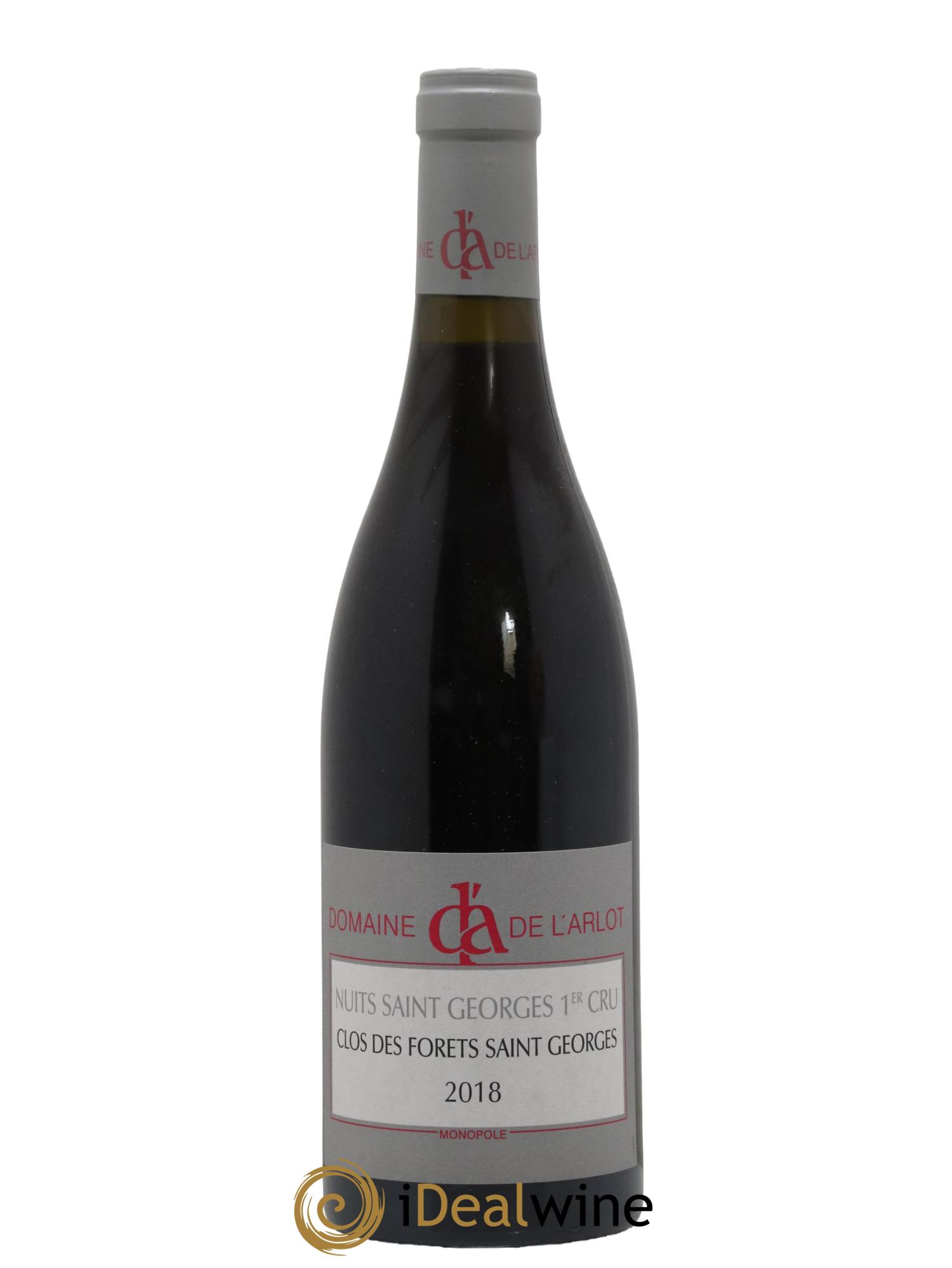 Nuits-Saint-Georges 1er Cru Clos des Forêts Saint-Georges Domaine de l'Arlot 2018 - Lot de 1 bouteille - 0