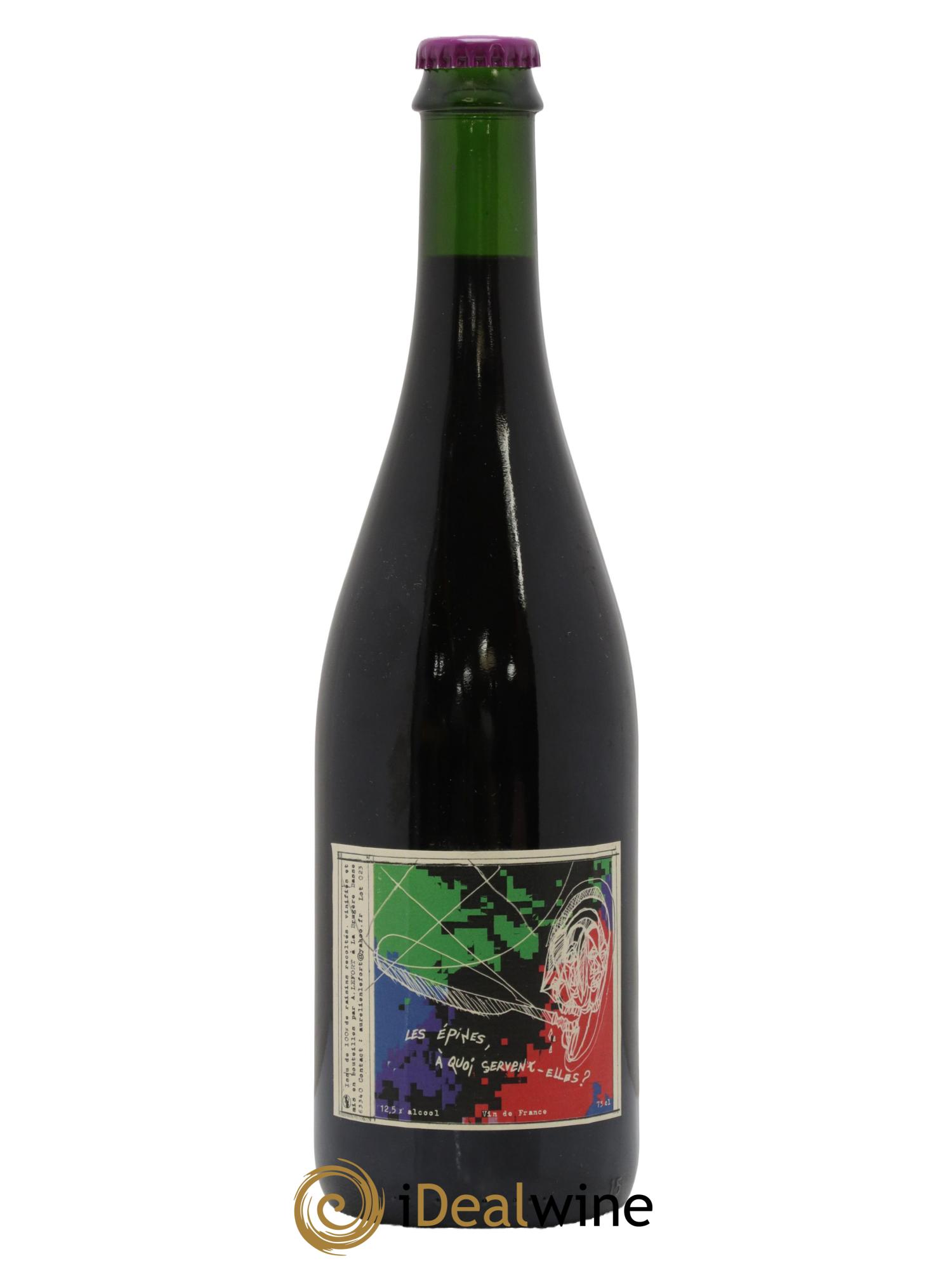 Vin de France Les Epines A quoi Servent-Elles Aurélien Lefort 2023 - Lot de 1 bouteille - 0