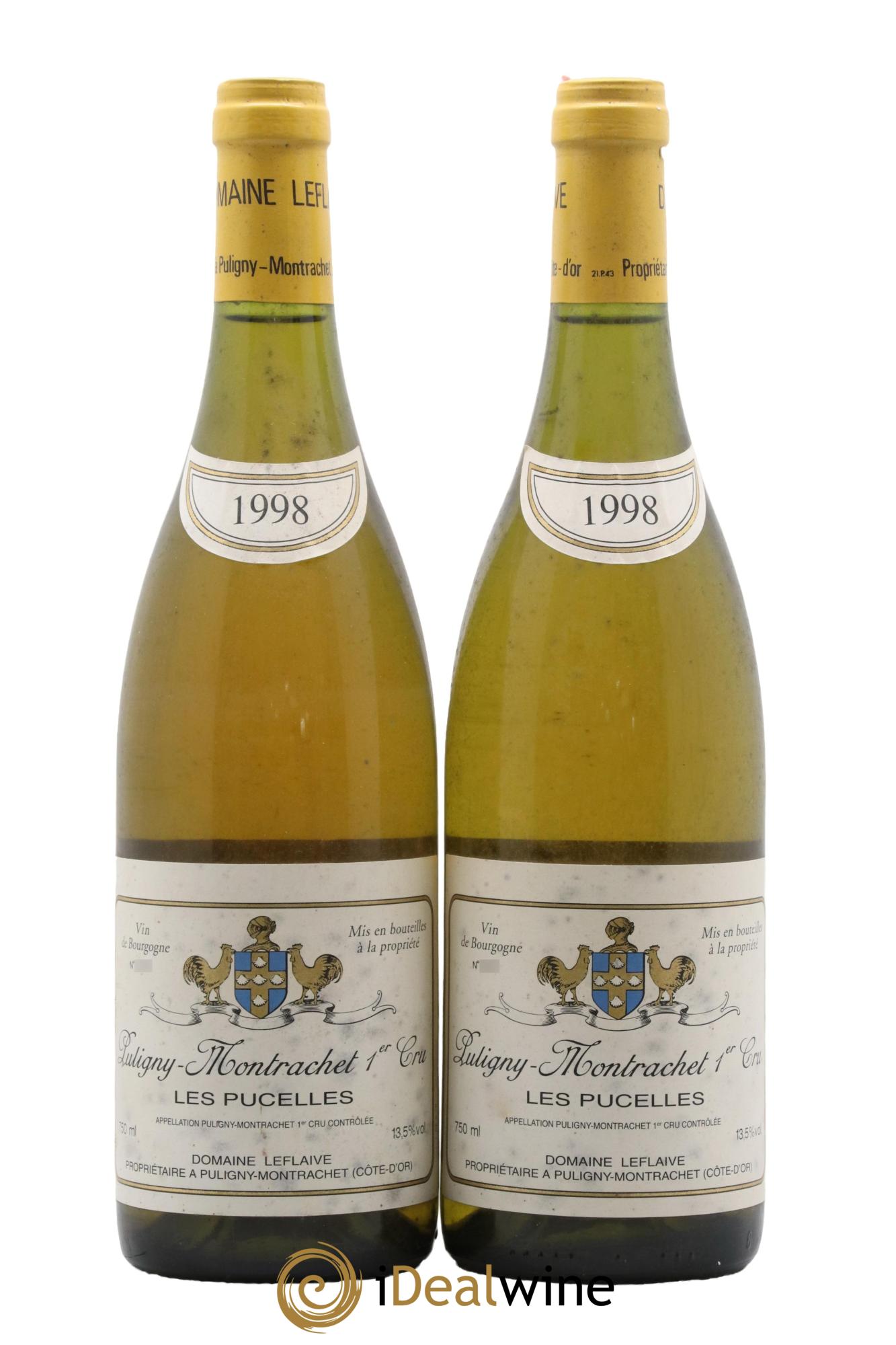 Puligny-Montrachet 1er Cru Les Pucelles Leflaive (Domaine) 1998 - Lot de 2 bouteilles - 0