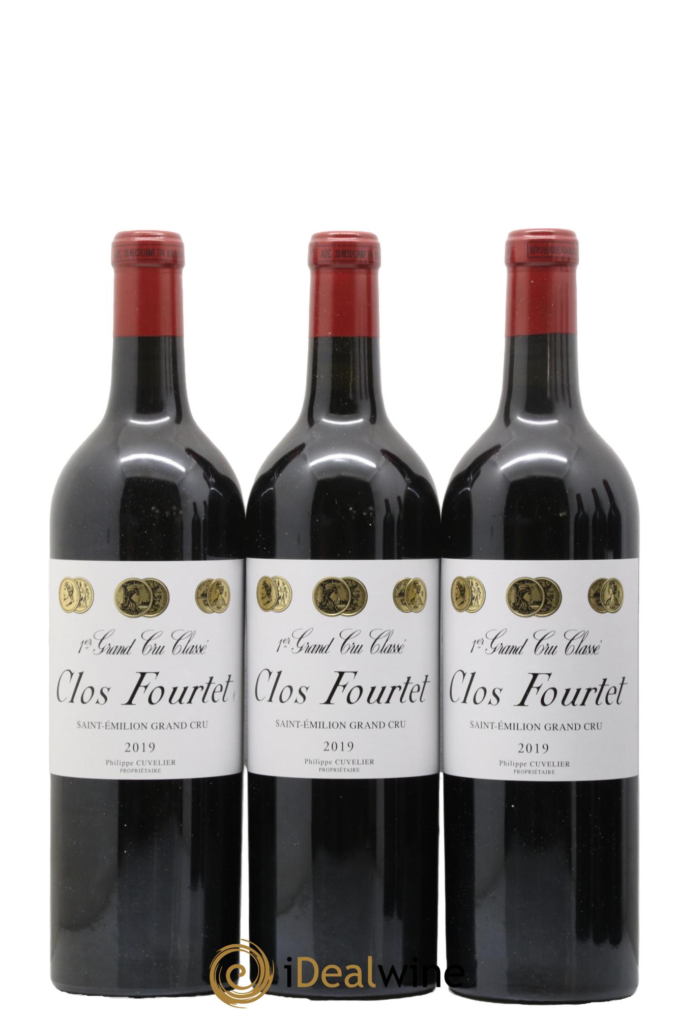 Clos Fourtet 1er Grand Cru Classé B 2019 - Lot de 6 bouteilles - 1