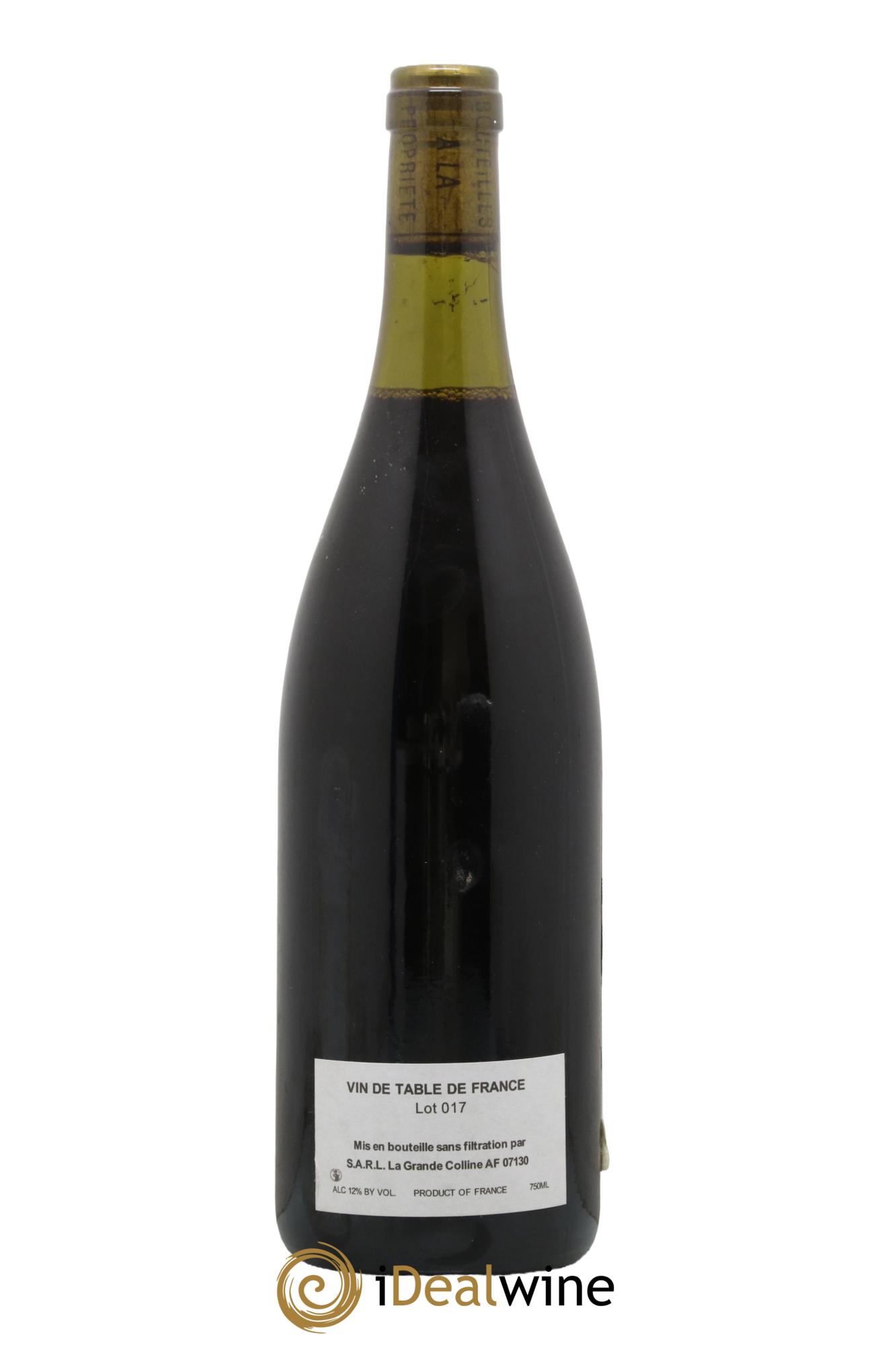 Vin de France (Ex Cornas) Hirotake Ooka - Domaine La Grande Colline 2017 - Lot de 1 bouteille - 1