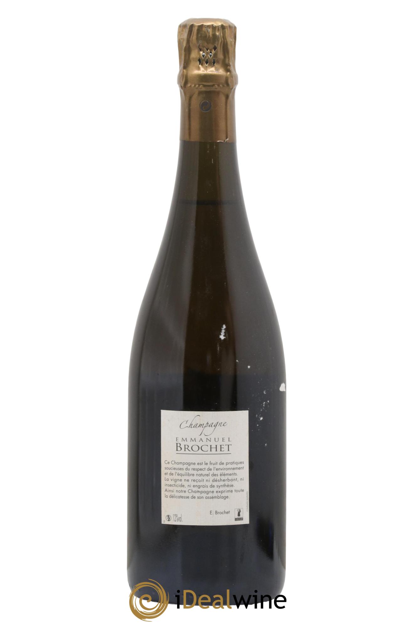 Champagne Brut Premier Cru Le Mont Benoît Emmanuel Brochet - Lot de 1 bouteille - 1