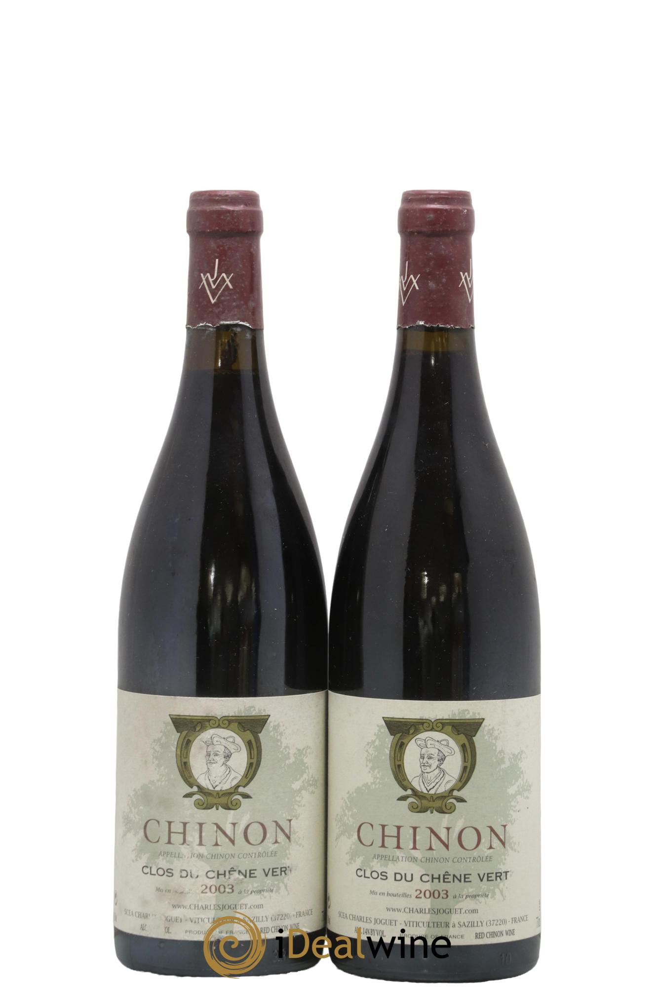 Chinon Clos du Chêne Vert Charles Joguet 2003 - Posten von 2 Flaschen - 0