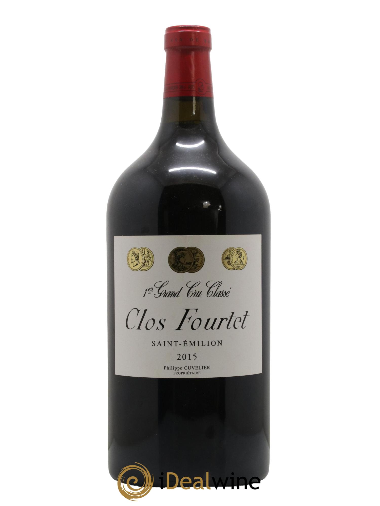 Clos Fourtet 1er Grand Cru Classé B 2015 - Lot de 1 double magnum - 0