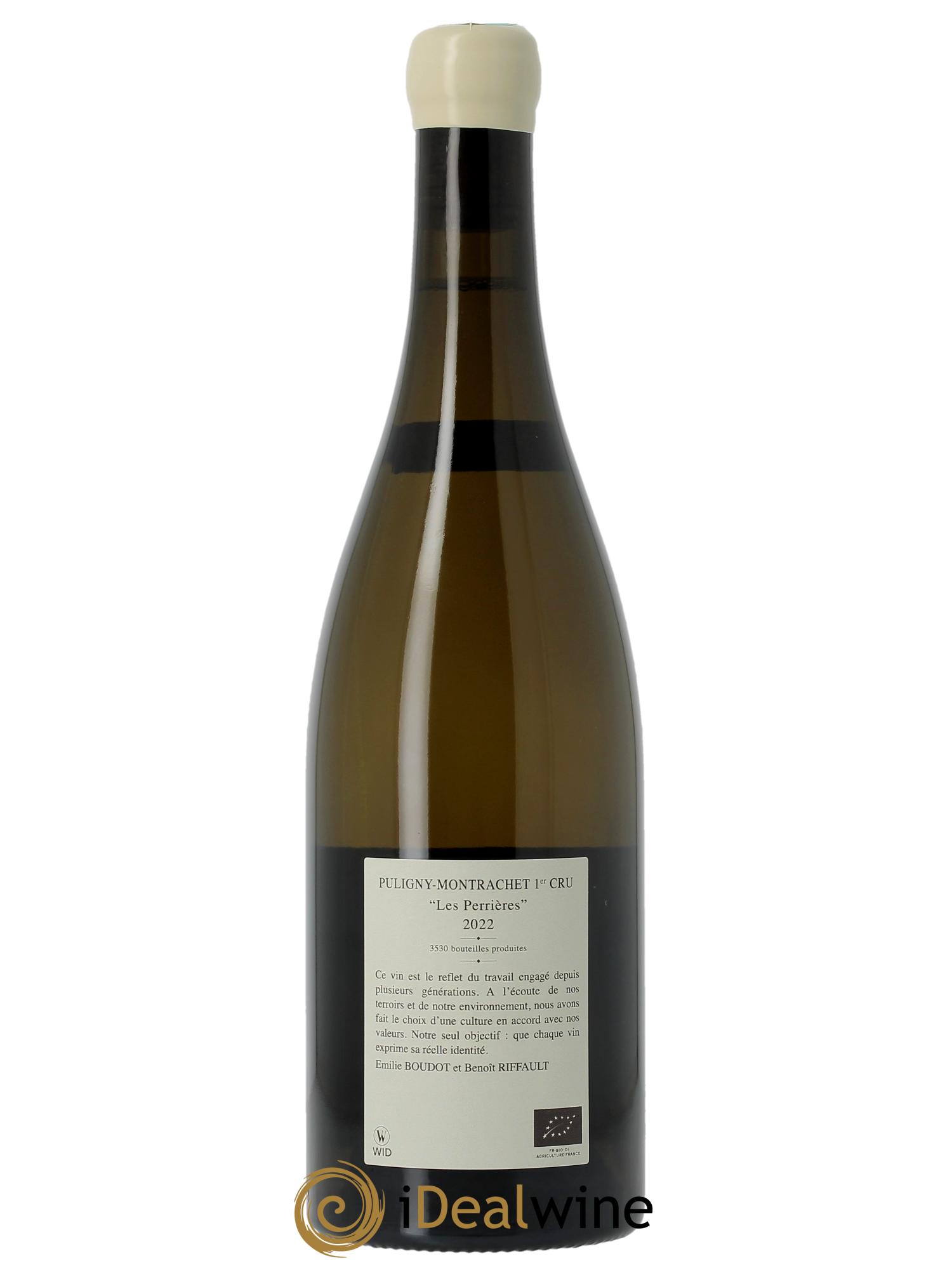 Puligny-Montrachet 1er Cru Les Perrières Etienne Sauzet 2022 - Lot of 1 bottle - 1