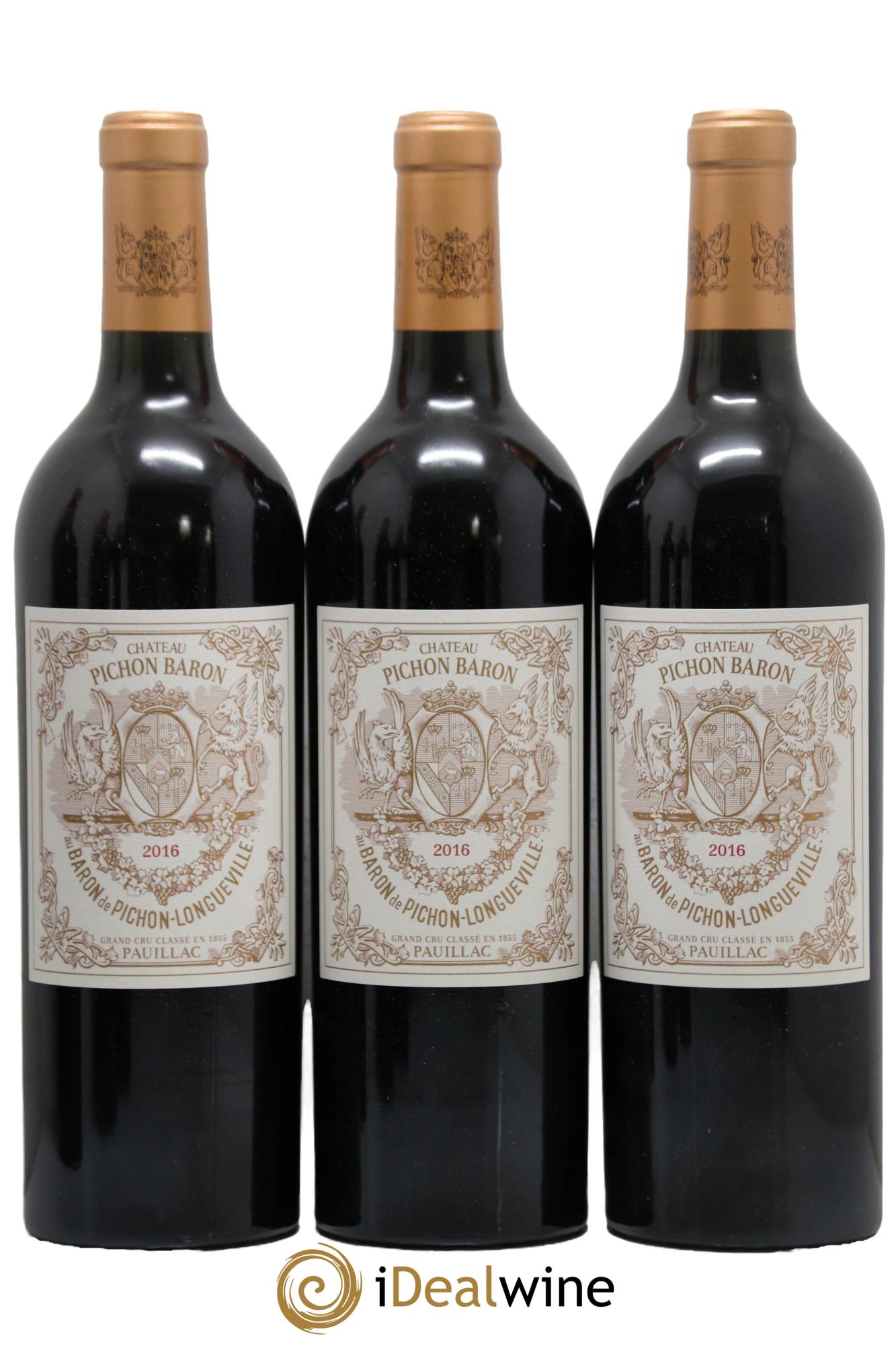Pichon Longueville Baron 2ème Grand Cru Classé 2016 - Lot de 6 bouteilles - 2