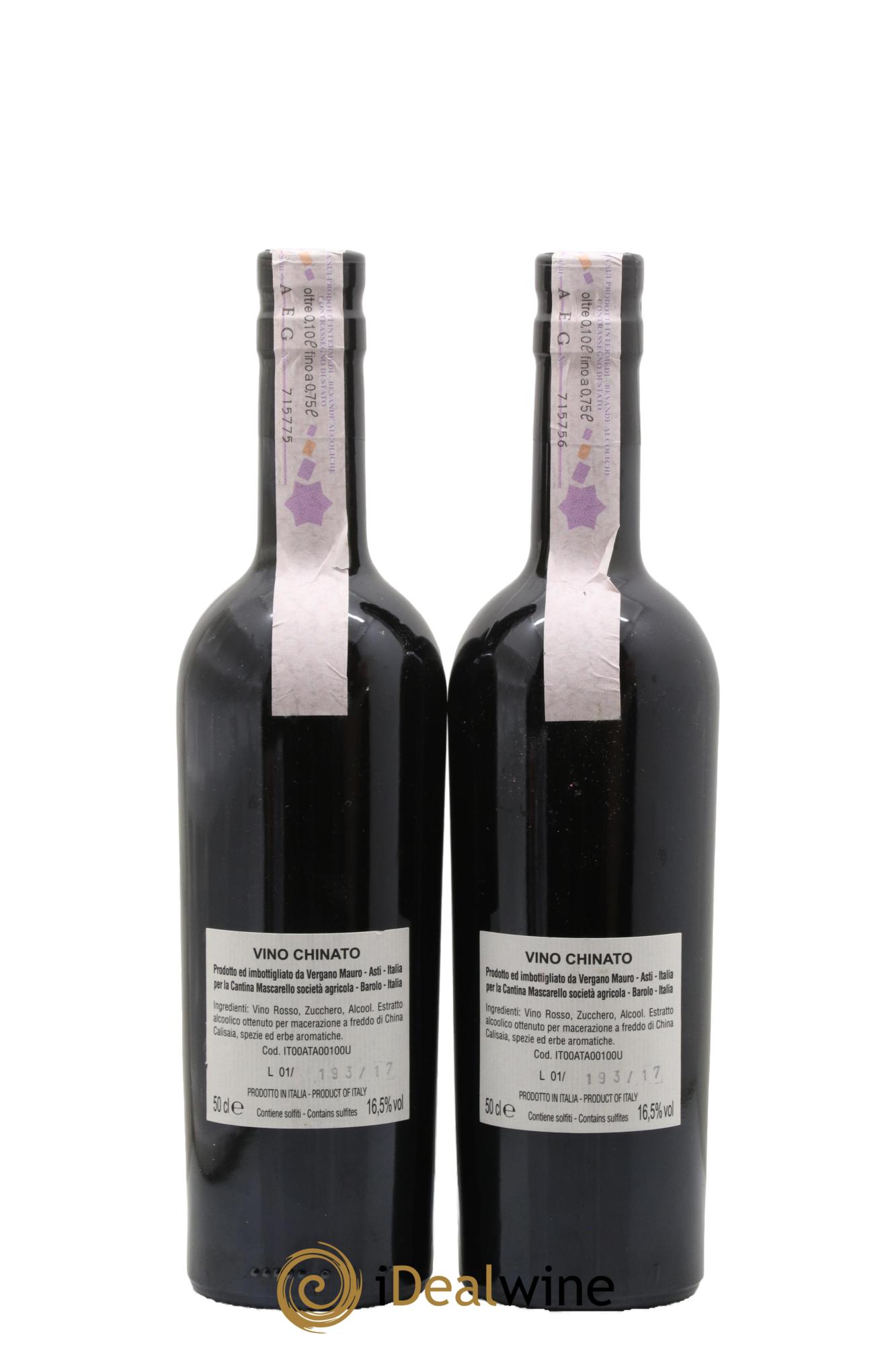 Barolo Chinato Bartolo Mascarello - Lot de 2 format 50cls - 1