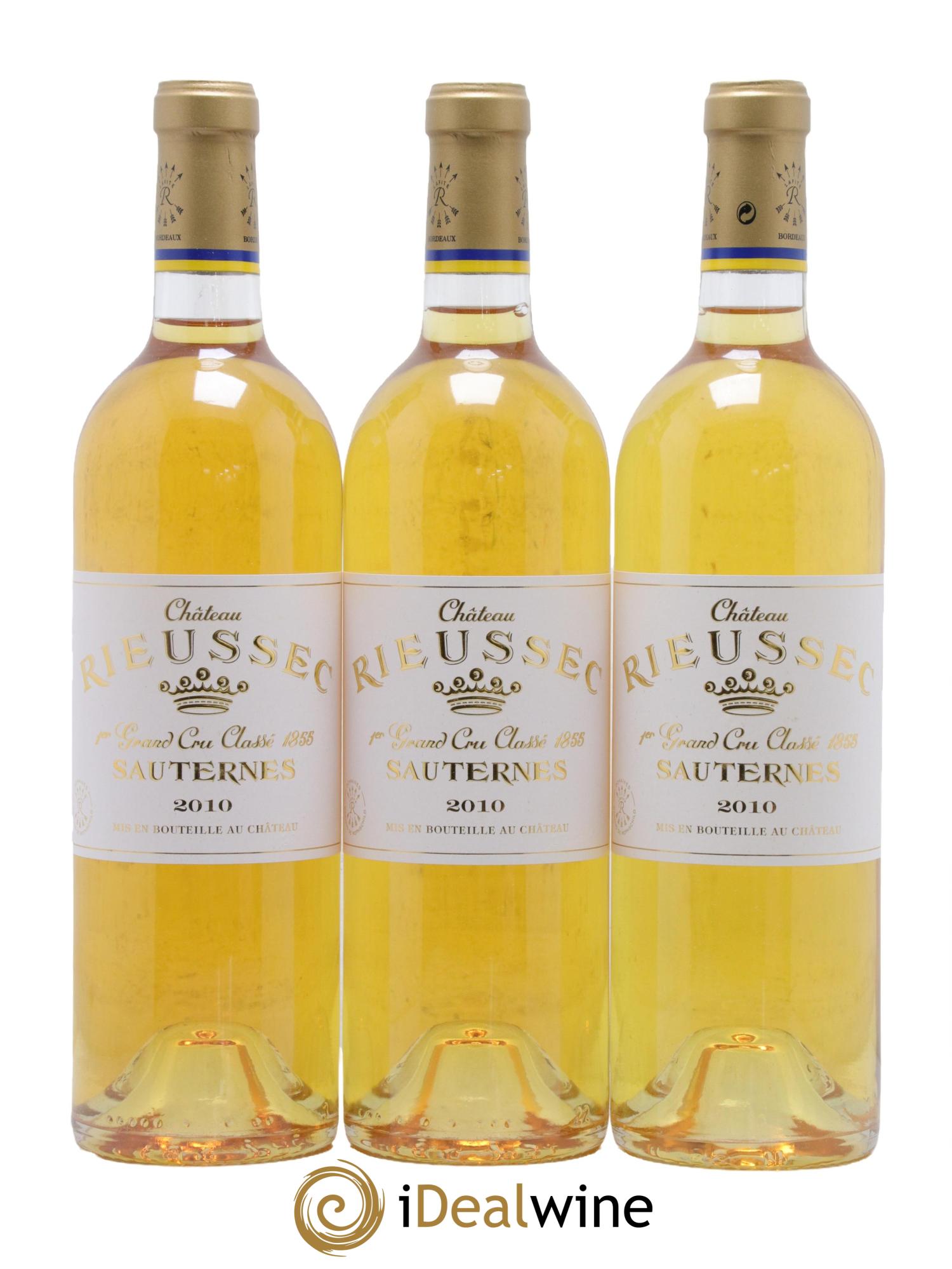 Château Rieussec 1er Grand Cru Classé 2010 - Lotto di 6 bottiglie - 1