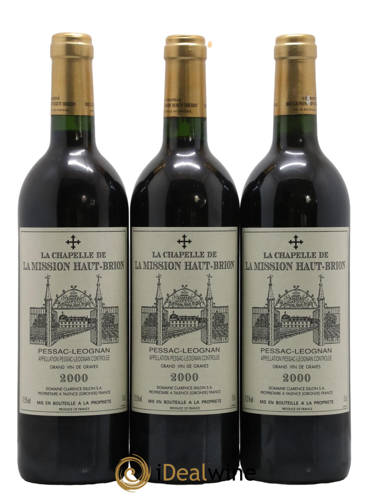 La Chapelle de La Mission Haut-Brion Second Vin 2000 - Lot de 12 bouteilles - 1