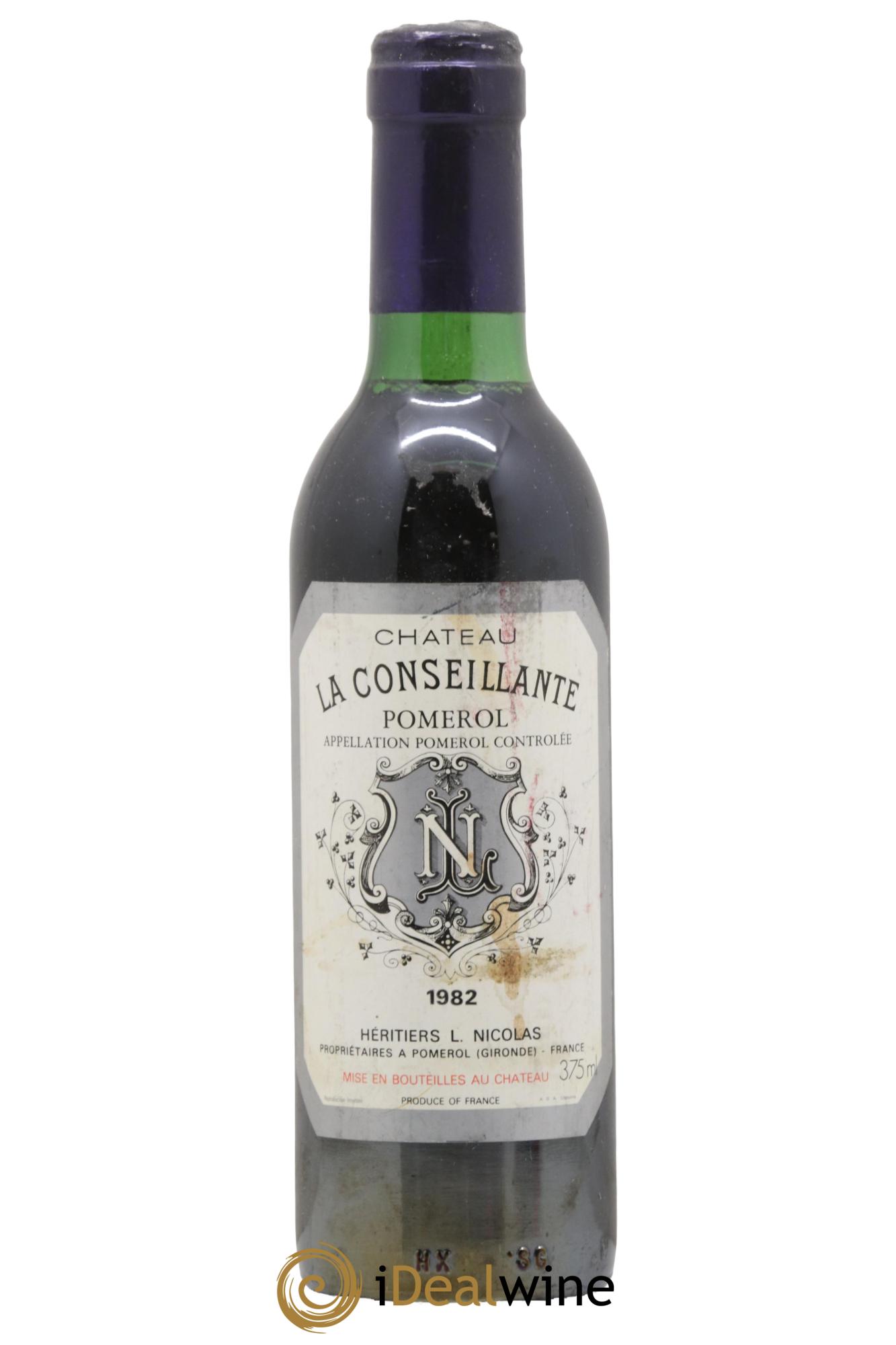 Château la Conseillante 1982 - Lot de 1 demi bouteille - 0
