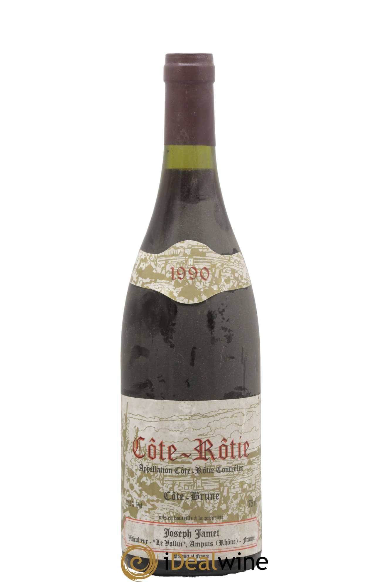 Côte-Rôtie Côte Brune Jamet (Domaine) 1990 - Lot de 1 bouteille - 0
