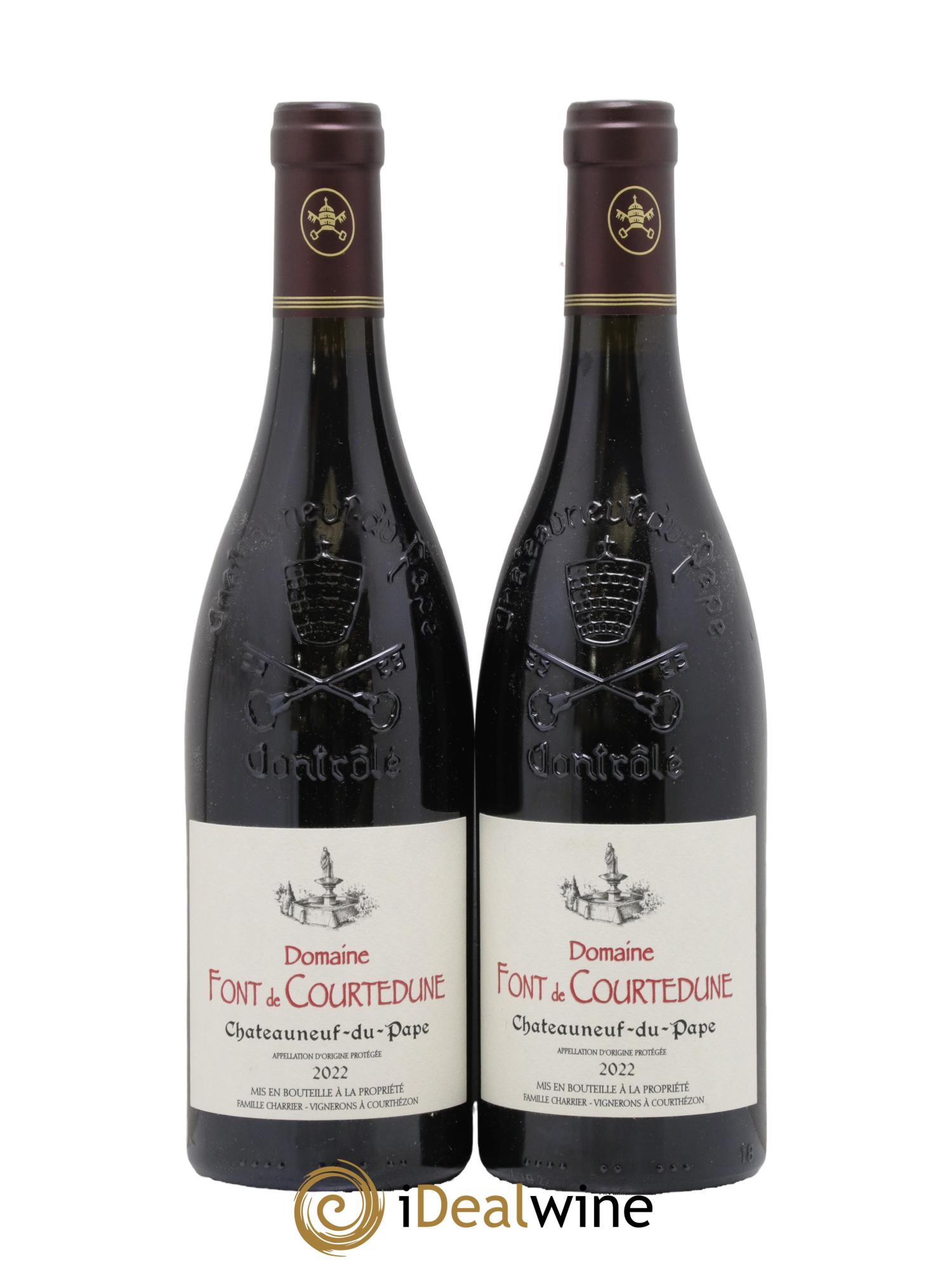Châteauneuf-du-Pape Font de Courtedune 2022 - Lot de 2 bouteilles - 0