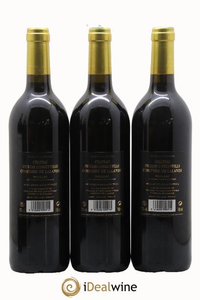 Château Pichon Longueville Comtesse de Lalande 2ème Grand Cru Classé 2009 - Lot de 3 bouteilles - 1