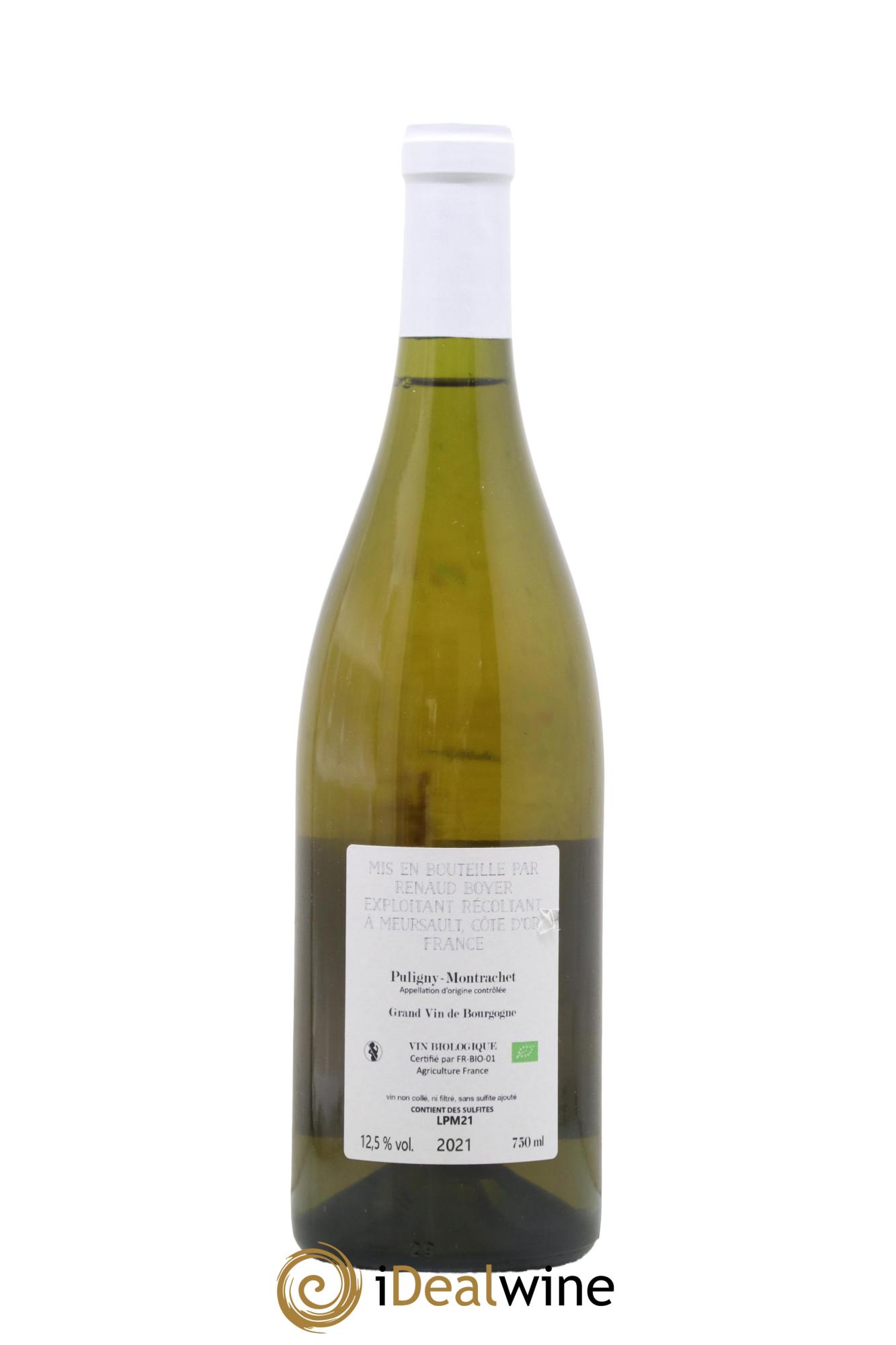 Puligny-Montrachet Les Reuchaux Renaud Boyer  2021 - Posten von 1 Flasche - 1