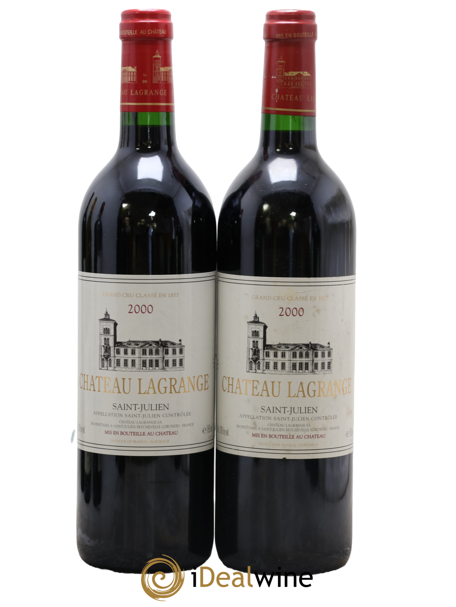 Château Lagrange 3ème Grand Cru Classé 2000 - Lot of 2 bottles - 0