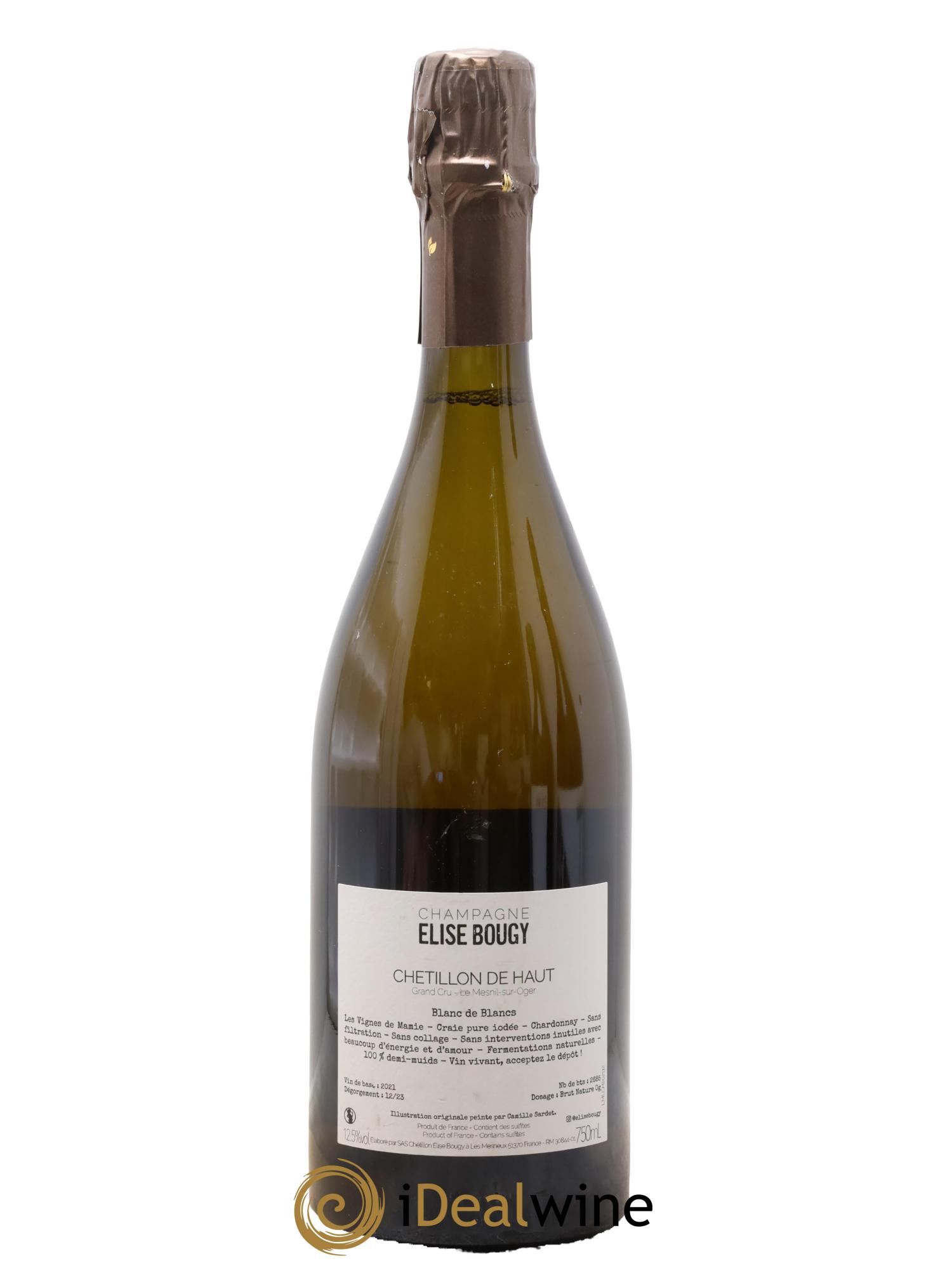 Acheter vin Chétillon de Haut Le Mesnil sur Oger Elise Bougy (lot
