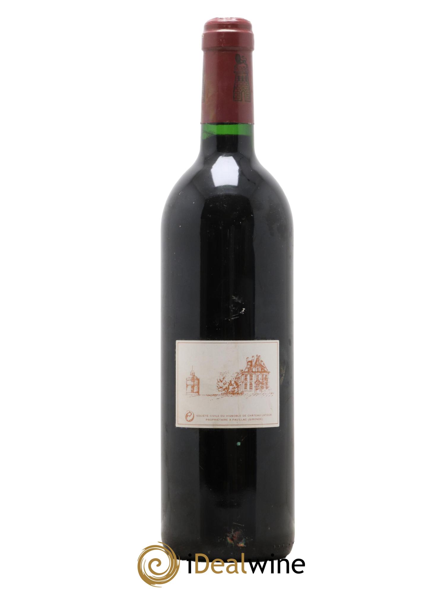 Château Latour 1er Grand Cru Classé 1996 - Lot de 1 bouteille - 1