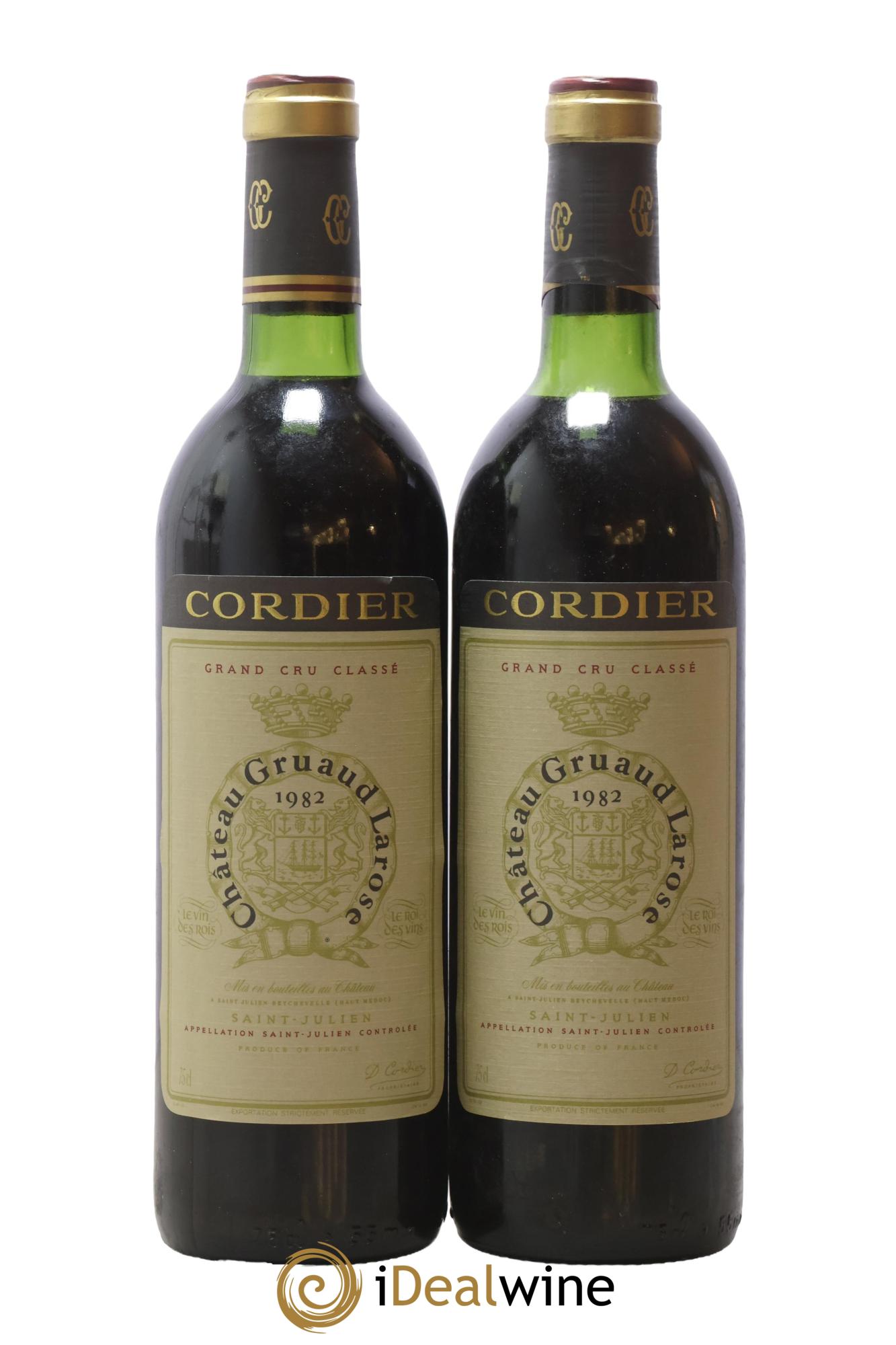 Château Gruaud Larose 2ème Grand Cru Classé 1982 - Lot de 2 bouteilles - 0