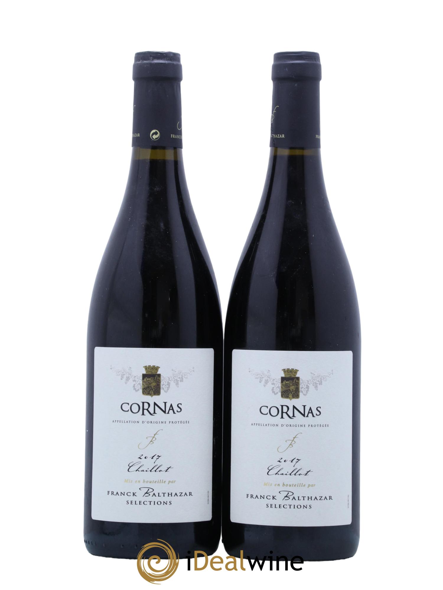 Cornas Chaillot Franck Balthazar (Domaine) 2017 - Lot de 2 bouteilles - 0