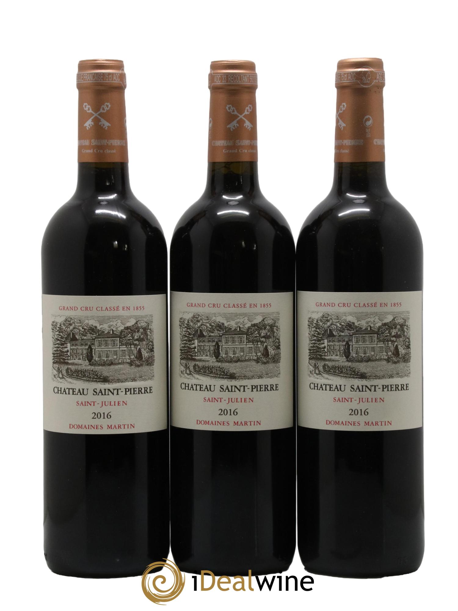 Château Saint-Pierre 4ème Grand Cru Classé 2016 - Lot de 6 bouteilles - 1