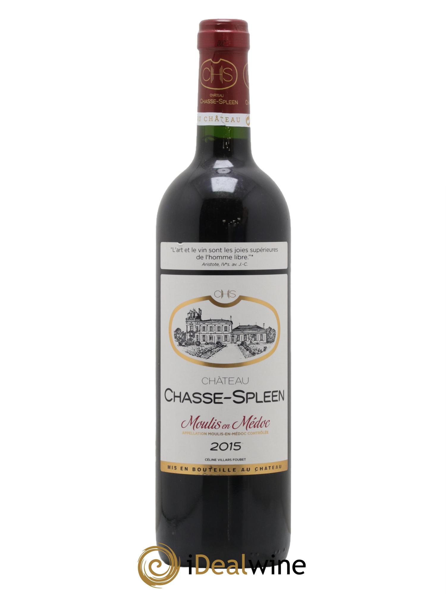 Château Chasse Spleen 2015 - Posten von 1 Flasche - 0