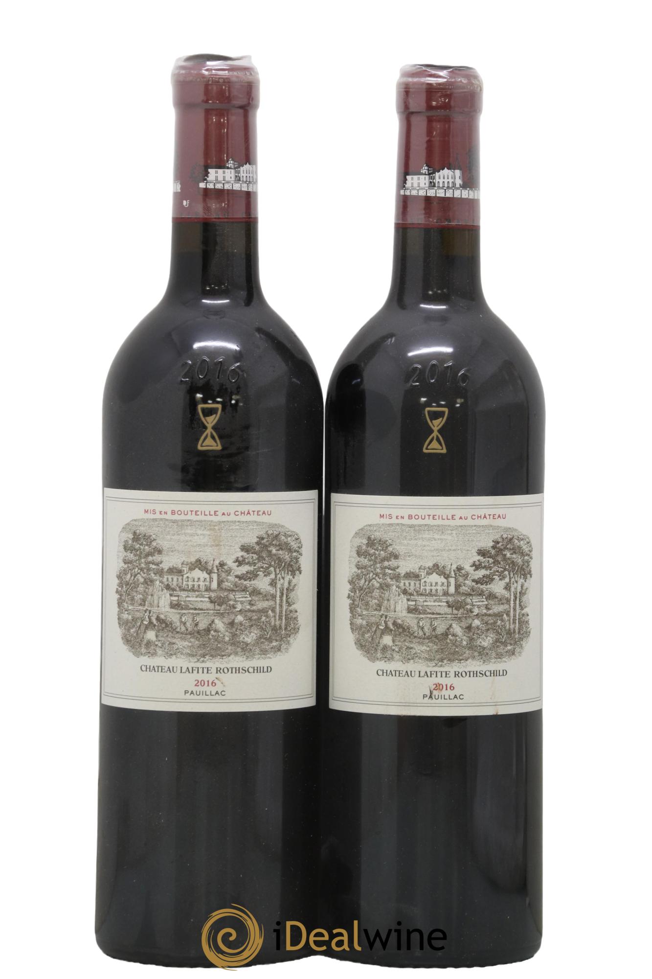 Château Lafite Rothschild 1er Grand Cru Classé 2016 - Lot de 2 bouteilles - 0