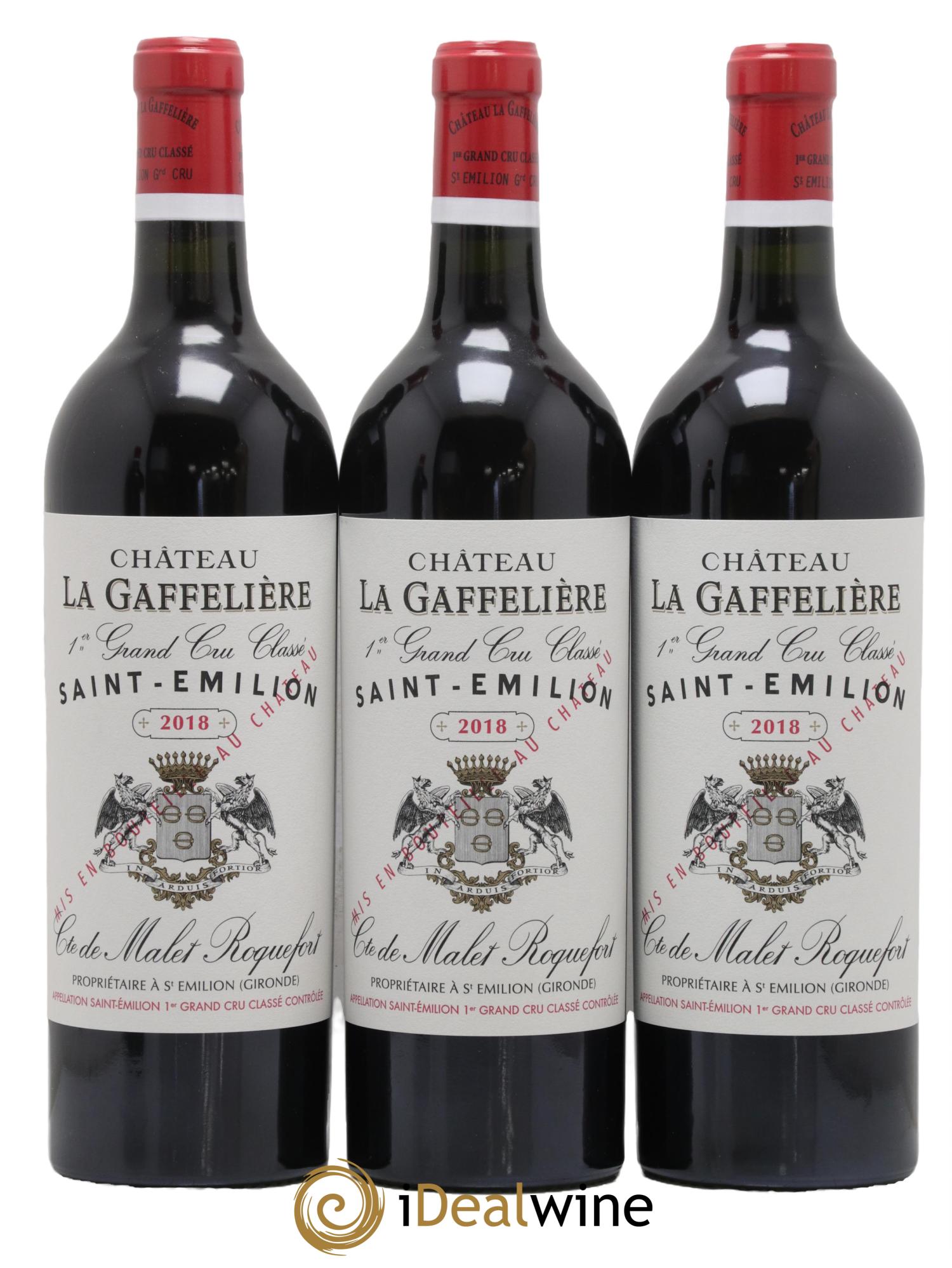 Château la Gaffelière 1er Grand Cru Classé B 2018 - Lot de 12 bouteilles - 1