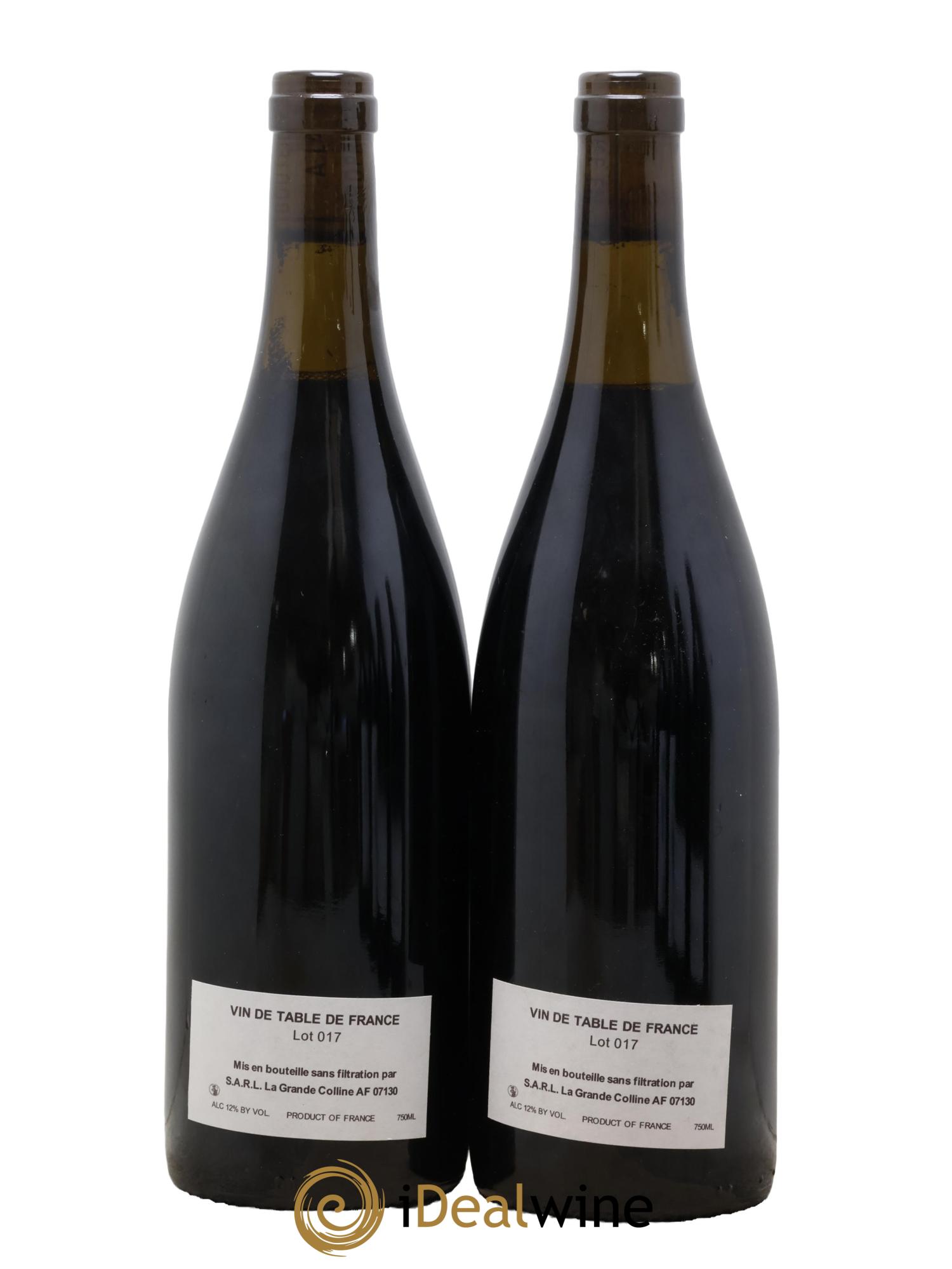 Vin de France (Ex Cornas) Hirotake Ooka - Domaine La Grande Colline 2017 - Lot of 2 bottles - 1