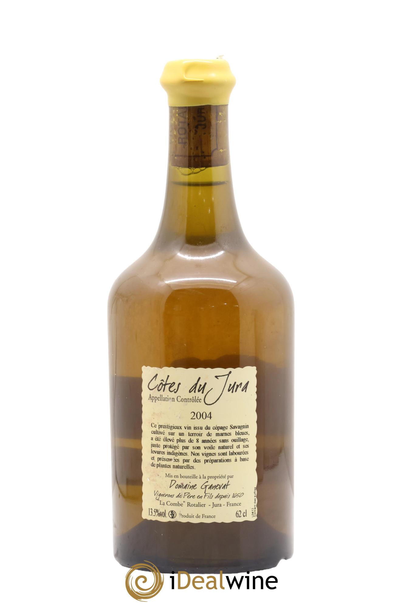 Côtes du Jura Vin Jaune Jean-François Ganevat (Domaine) 2004 - Lot de 1 clavelin - 1