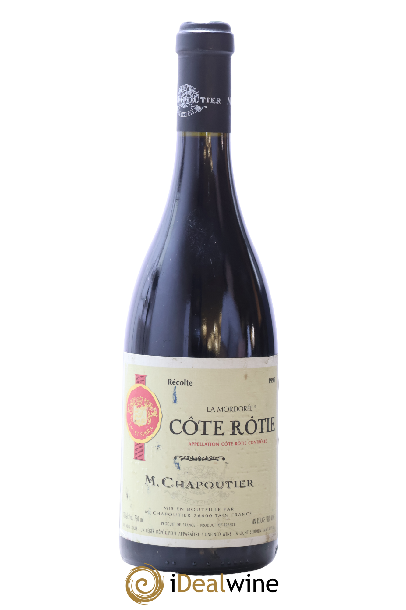 Côte-Rôtie La Mordorée Chapoutier 1999 - Lot de 1 bouteille - 0
