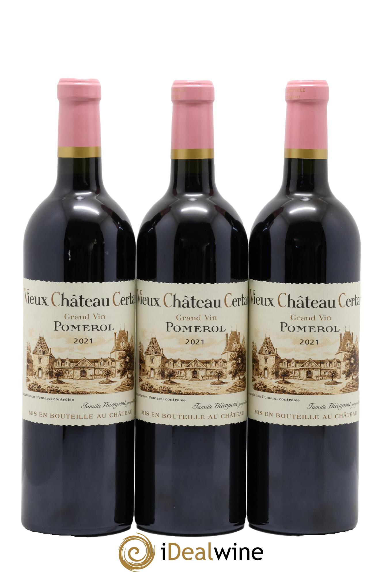 Vieux Château Certan 2021 - Lot of 3 bottles - 0