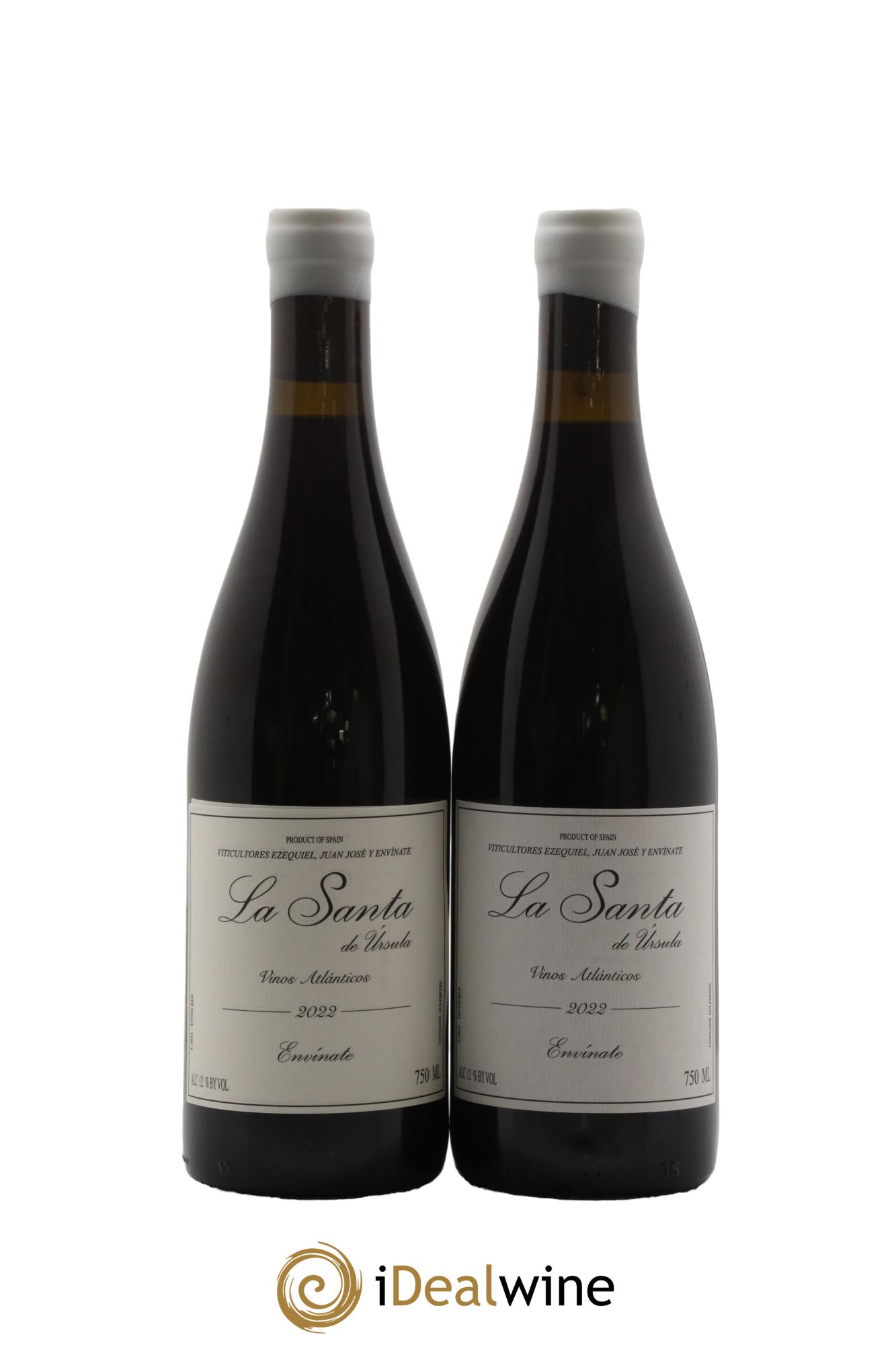 Espagne Tenerife La Santa de Ursula Envinate 2022 - Lot de 2 bouteilles - 0