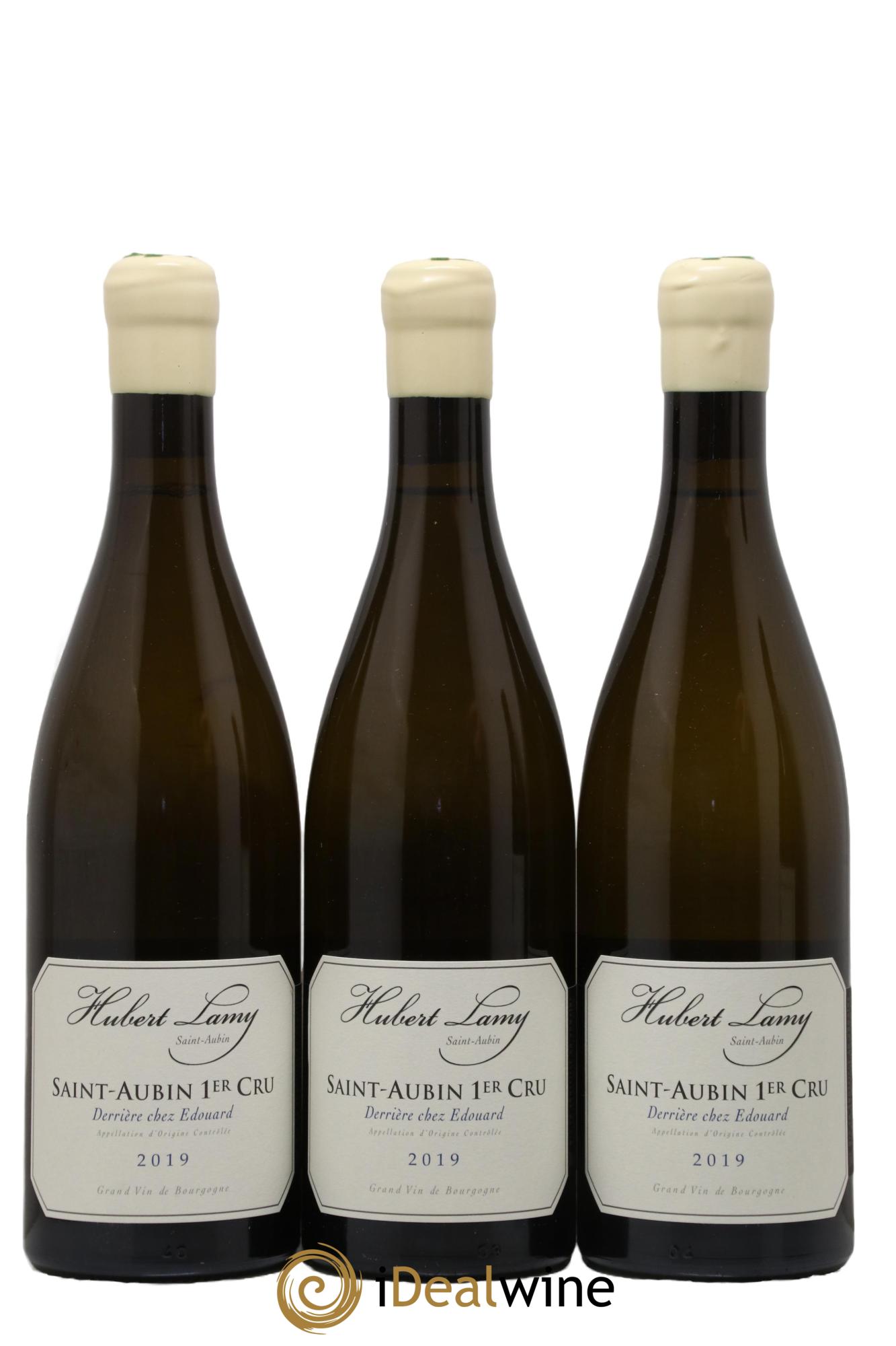 Saint-Aubin 1er Cru Derrière chez Edouard Hubert Lamy 2019 - Lot of 3 bottles - 0