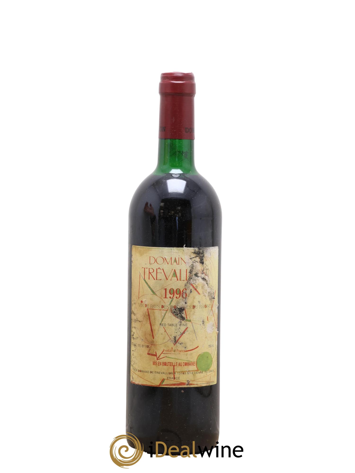 VDP Bouches du Rhône Trévallon (Domaine de) Eloi Dürrbach 1996 - Lot de 1 bouteille - 0