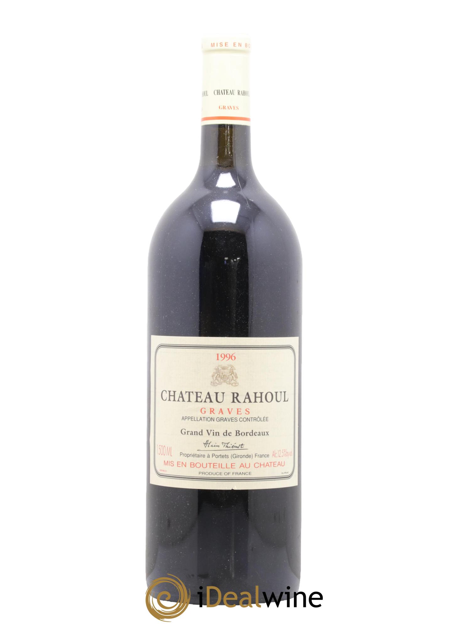 Château Rahoul 1996 - Lot de 1 magnum - 0