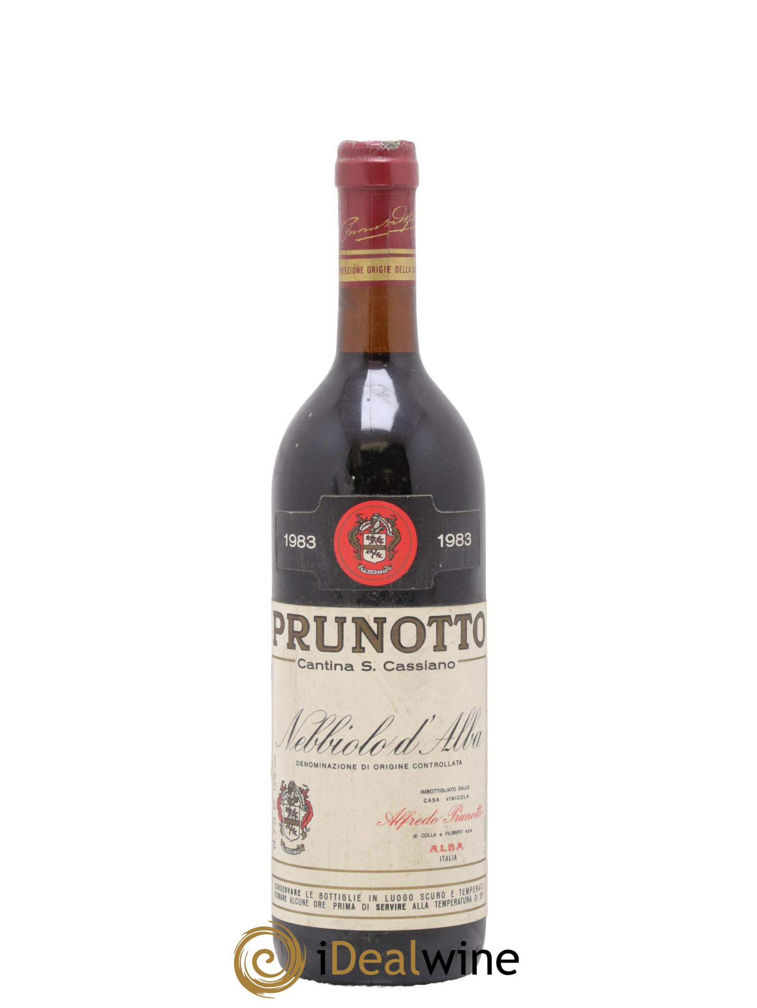 Nebbiolo d'Alba DOC Prunotto 1983 - Lotto di 1 bottiglia - 0