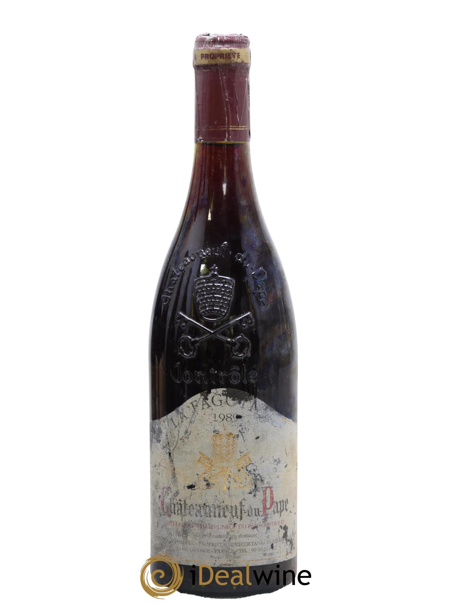 Châteauneuf-du-Pape Domaine De La Fagotière 1989 - Posten von 1 Flasche - 0