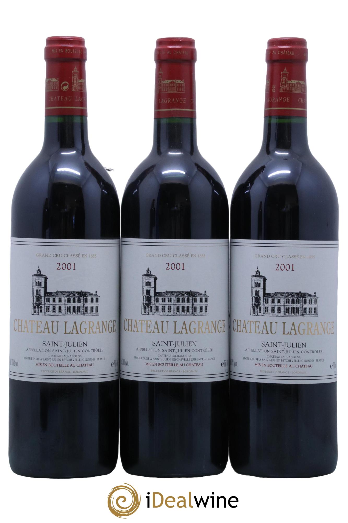 Château Lagrange 3ème Grand Cru Classé 2001 - Lot de 6 bouteilles - 2