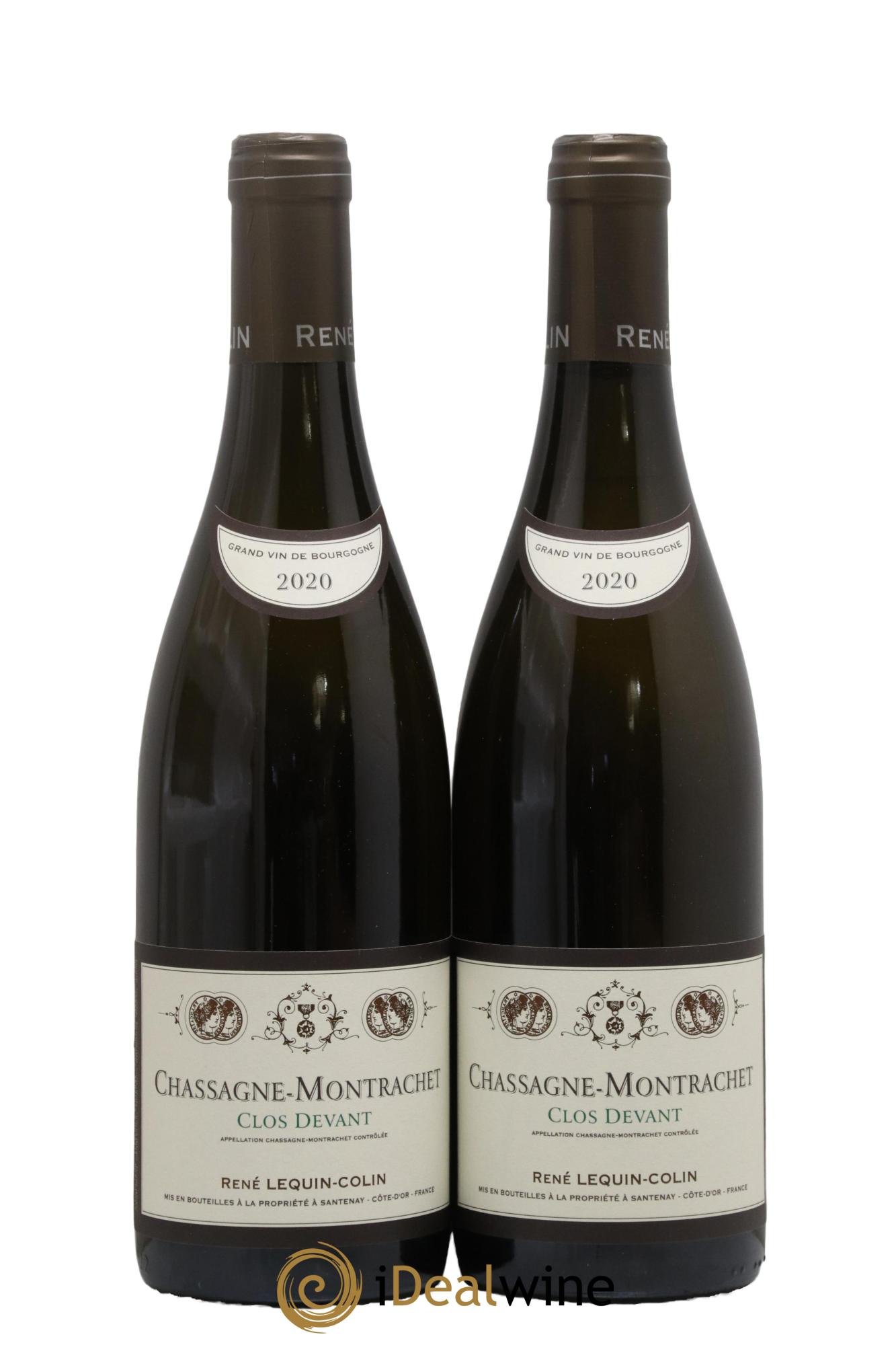 Chassagne-Montrachet Clos Devant René Lequin-Colin Clos Devant René Lequin-Colin 2020 - Lot of 2 bottles - 0