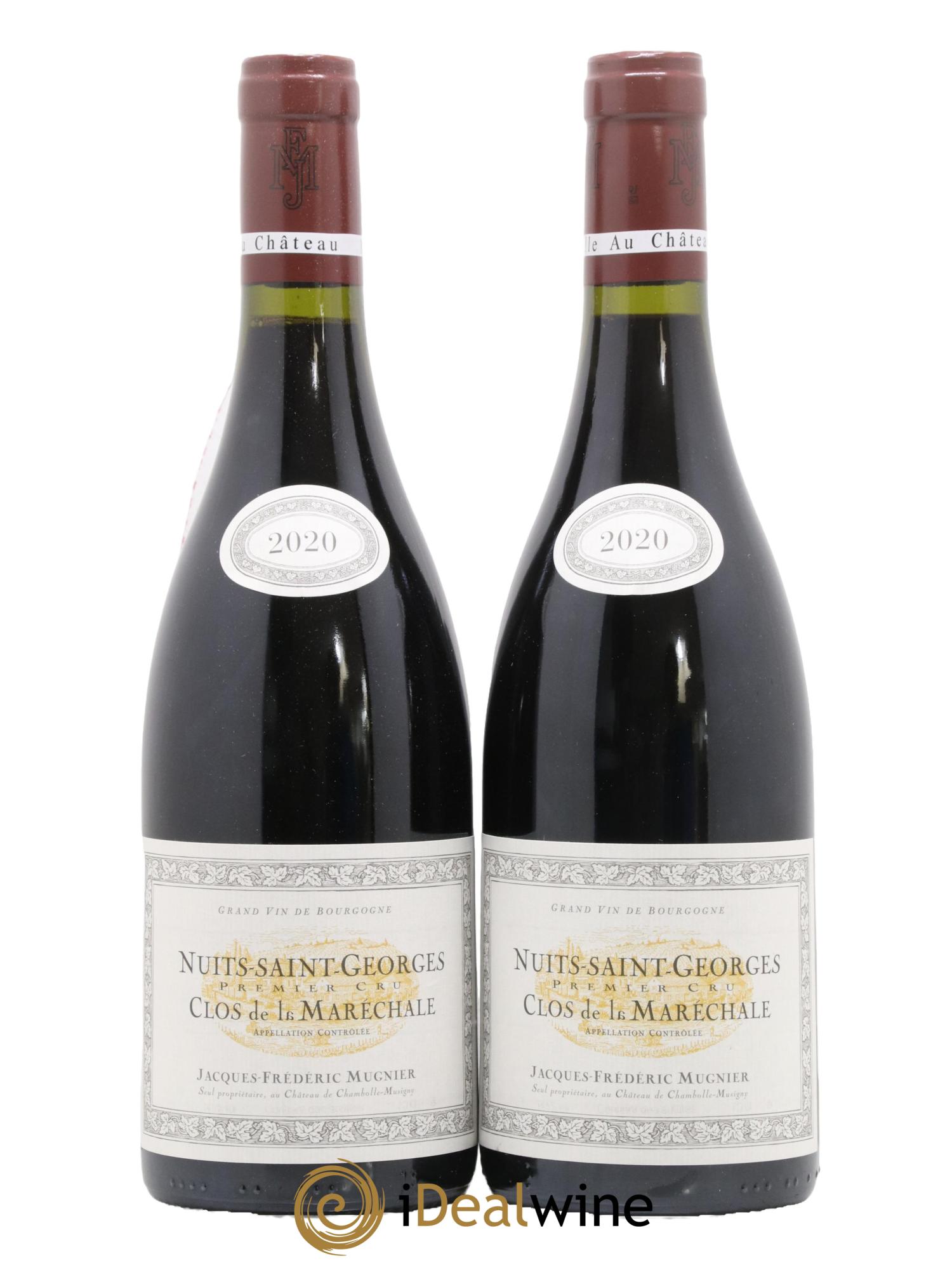 Nuits-Saint-Georges 1er Cru Clos de La Maréchale Jacques-Frédéric Mugnier 2020 - Lot de 2 bouteilles - 0