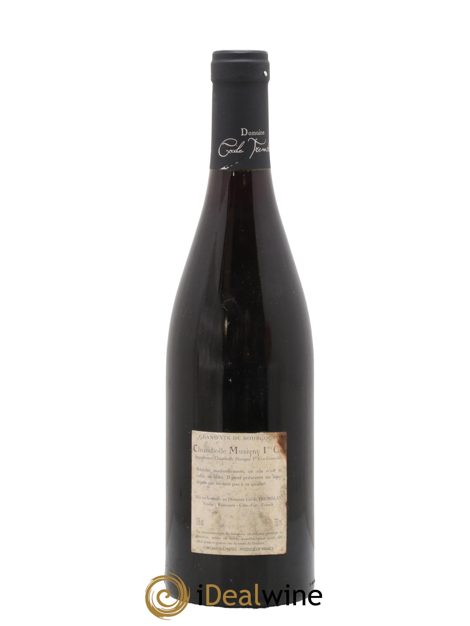 Chambolle-Musigny 1er Cru Les Feusselottes Cécile Tremblay 2009 - Lot de 1 bouteille - 1