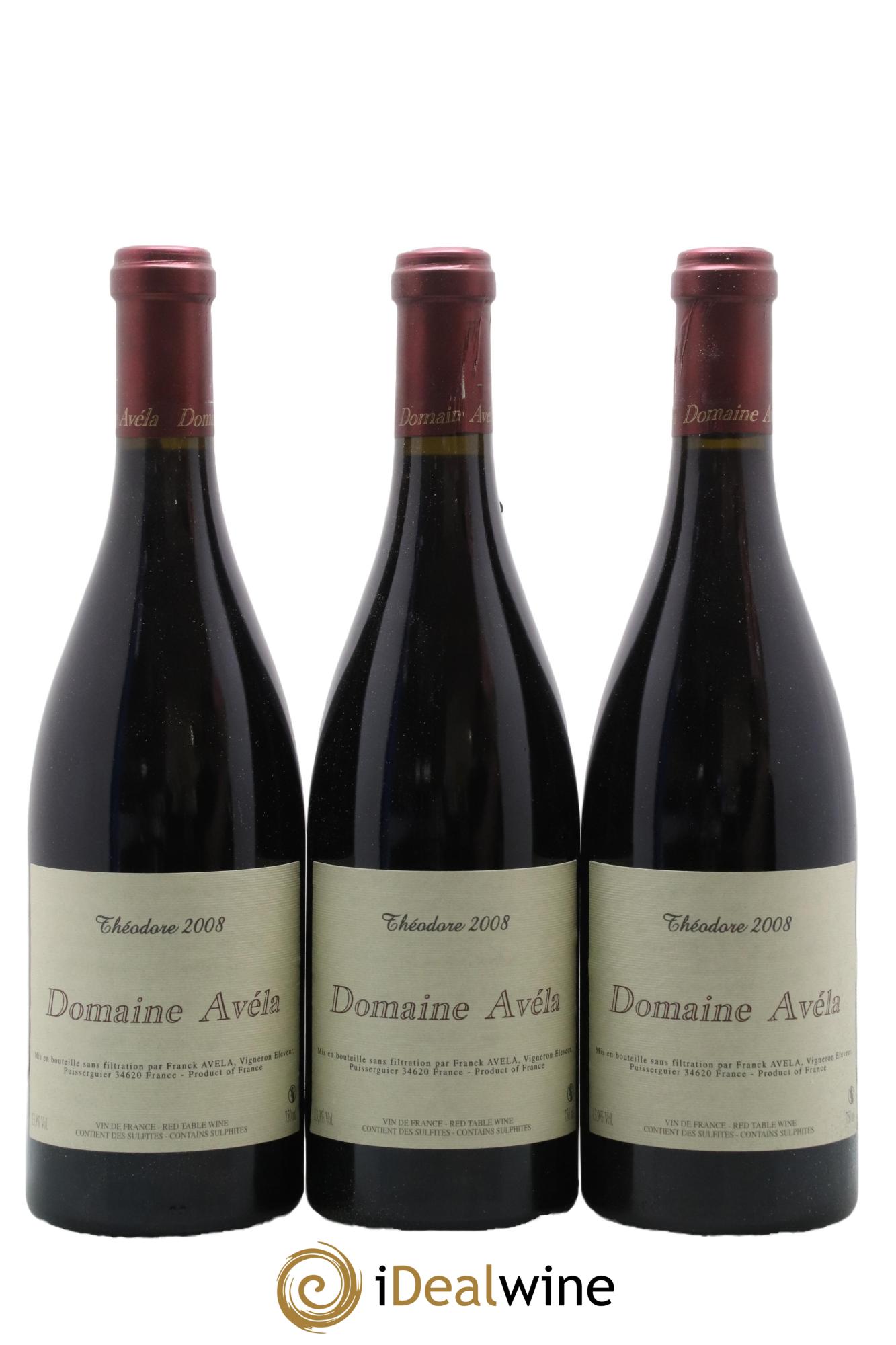 Vin de France Théodore Avéla 2008 - Lot de 6 bouteilles - 2