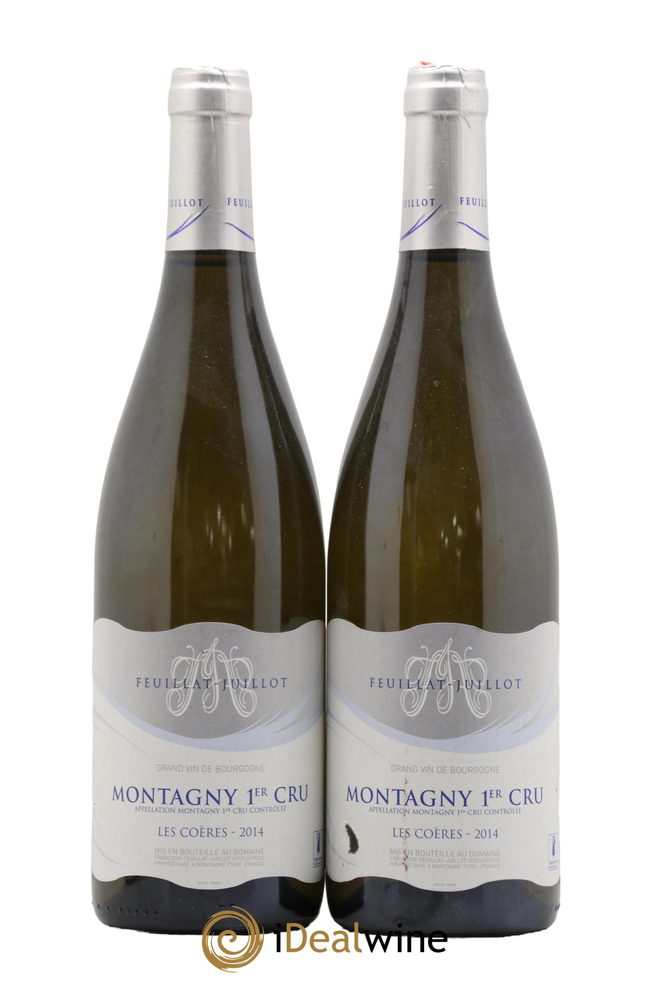 Montagny 1er Cru Les Coères Feuillat-Juillot 2014 - Lot de 2 bouteilles - 0